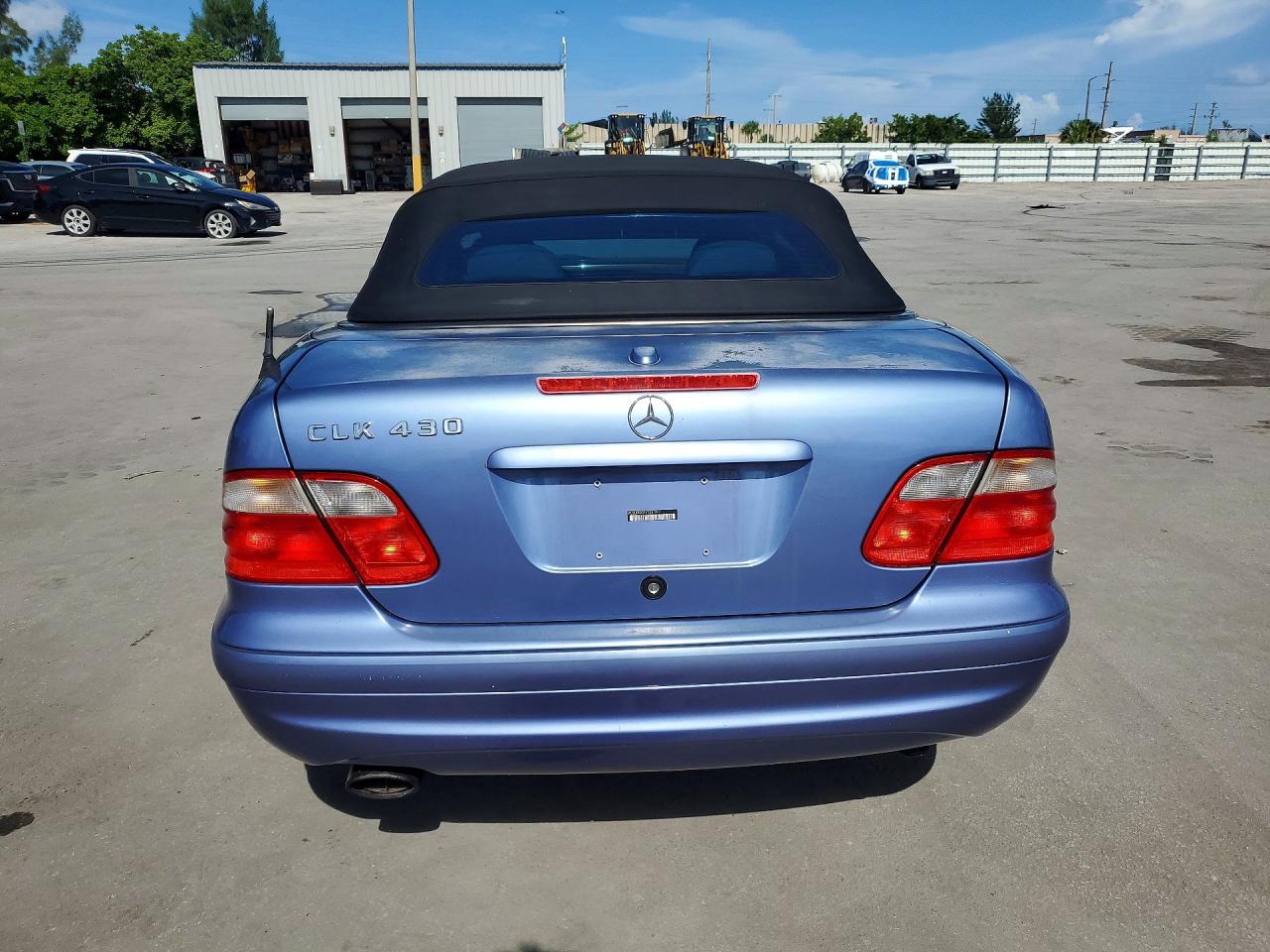 2000 Mercedes-benz Clk 430 Blue vin: WDBLK70G4YT051944
