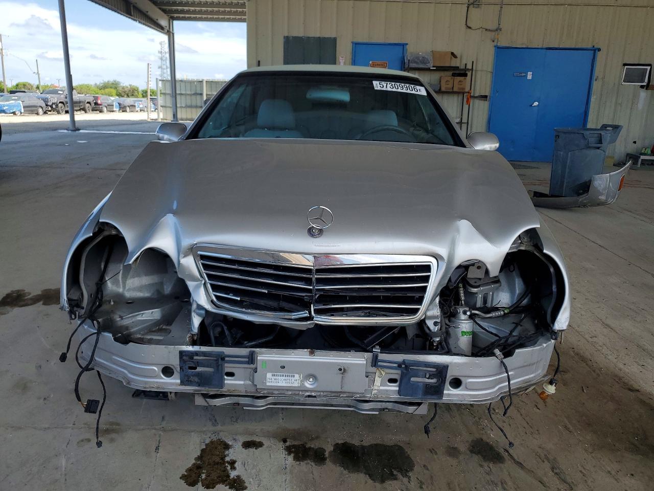 2002 Mercedes-benz Clk 430 Silver vin: WDBLK70G52T113813