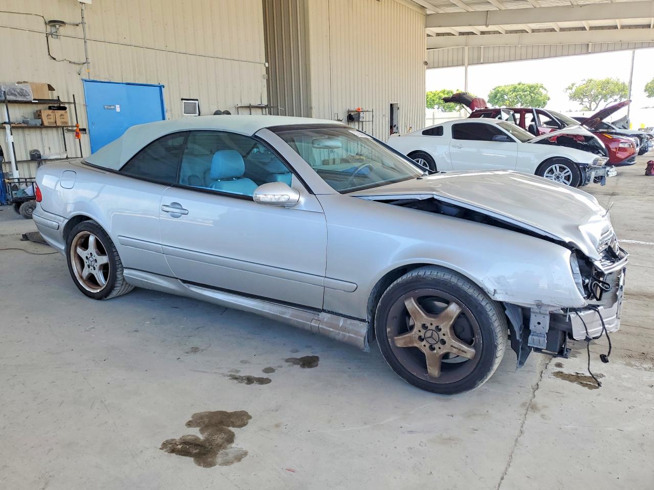 2002 Mercedes-benz Clk 430 Silver vin: WDBLK70G52T113813