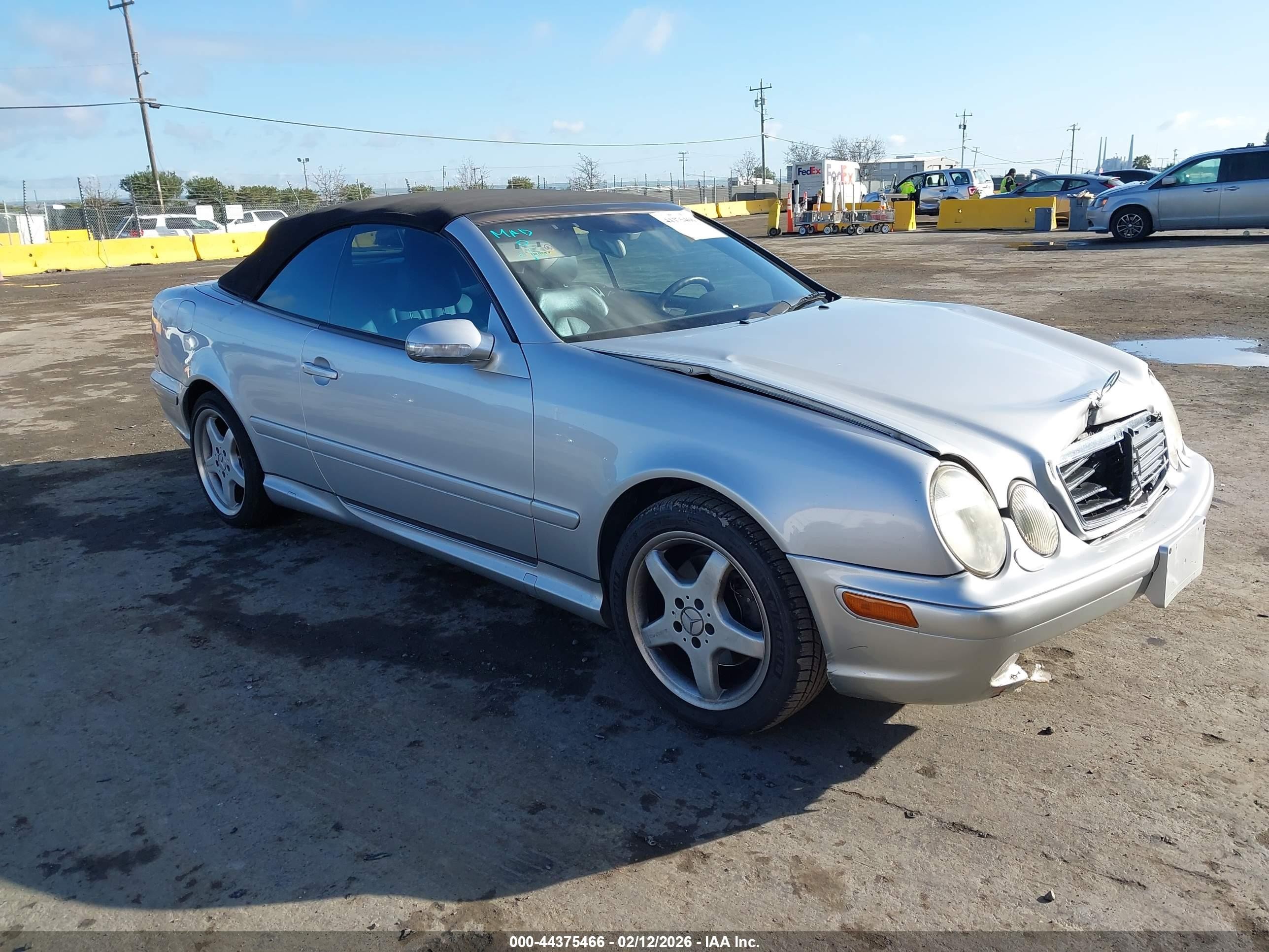 2003 Mercedes-benz Clk 430   Silver vin: WDBLK70G53T133609