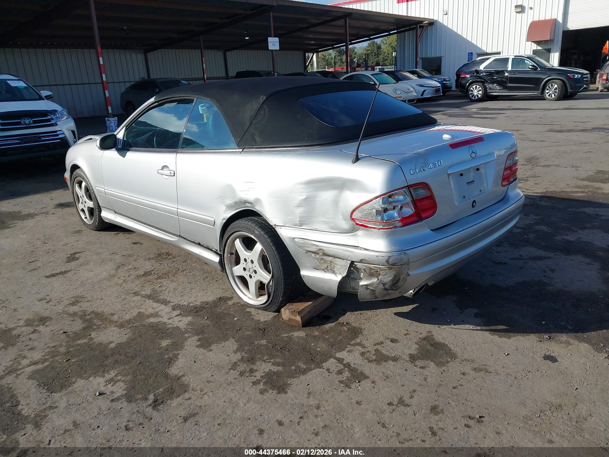 2003 Mercedes-benz Clk 430   Silver vin: WDBLK70G53T133609