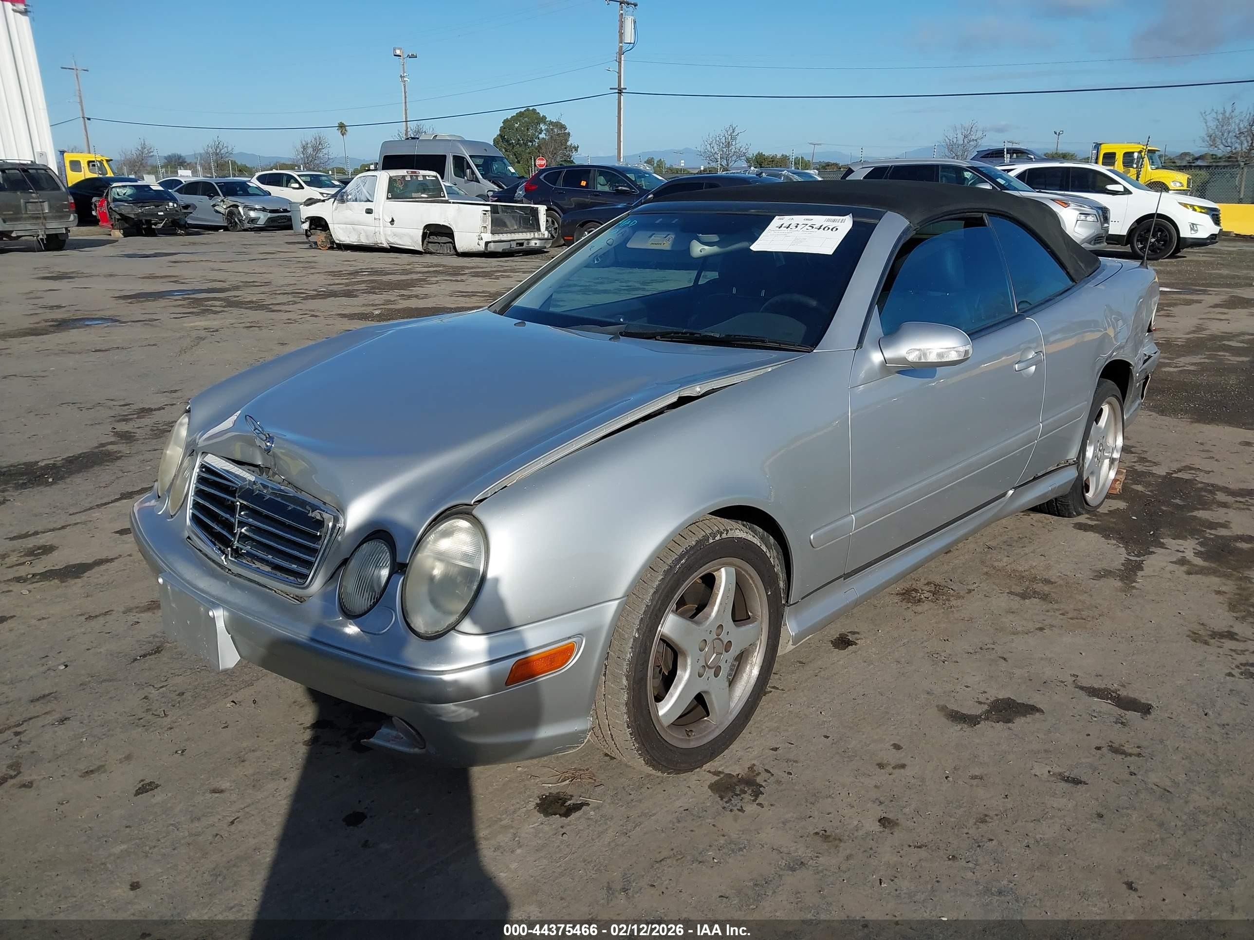 2003 Mercedes-benz Clk 430   Silver vin: WDBLK70G53T133609