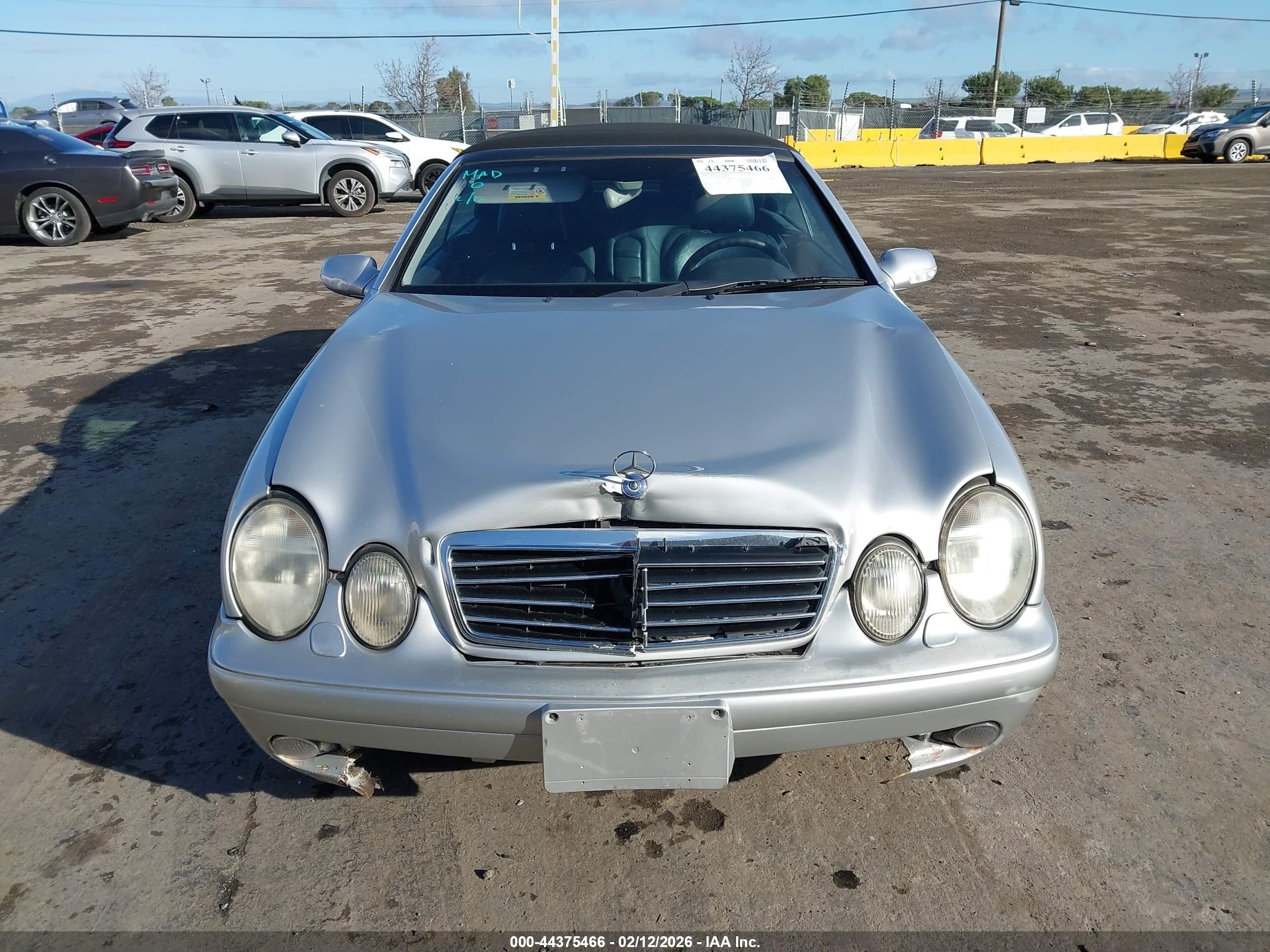 2003 Mercedes-benz Clk 430   Silver vin: WDBLK70G53T133609