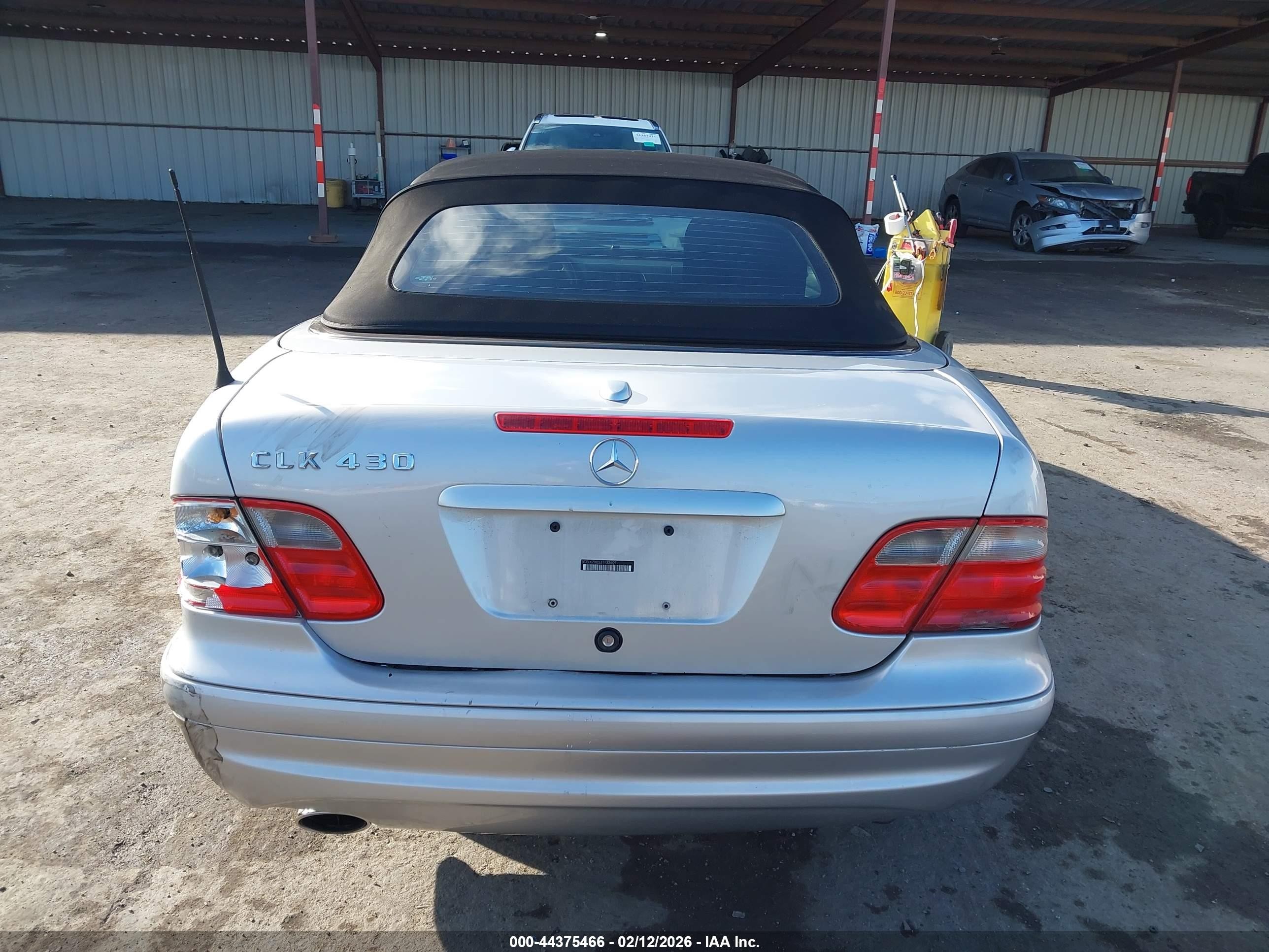 2003 Mercedes-benz Clk 430   Silver vin: WDBLK70G53T133609
