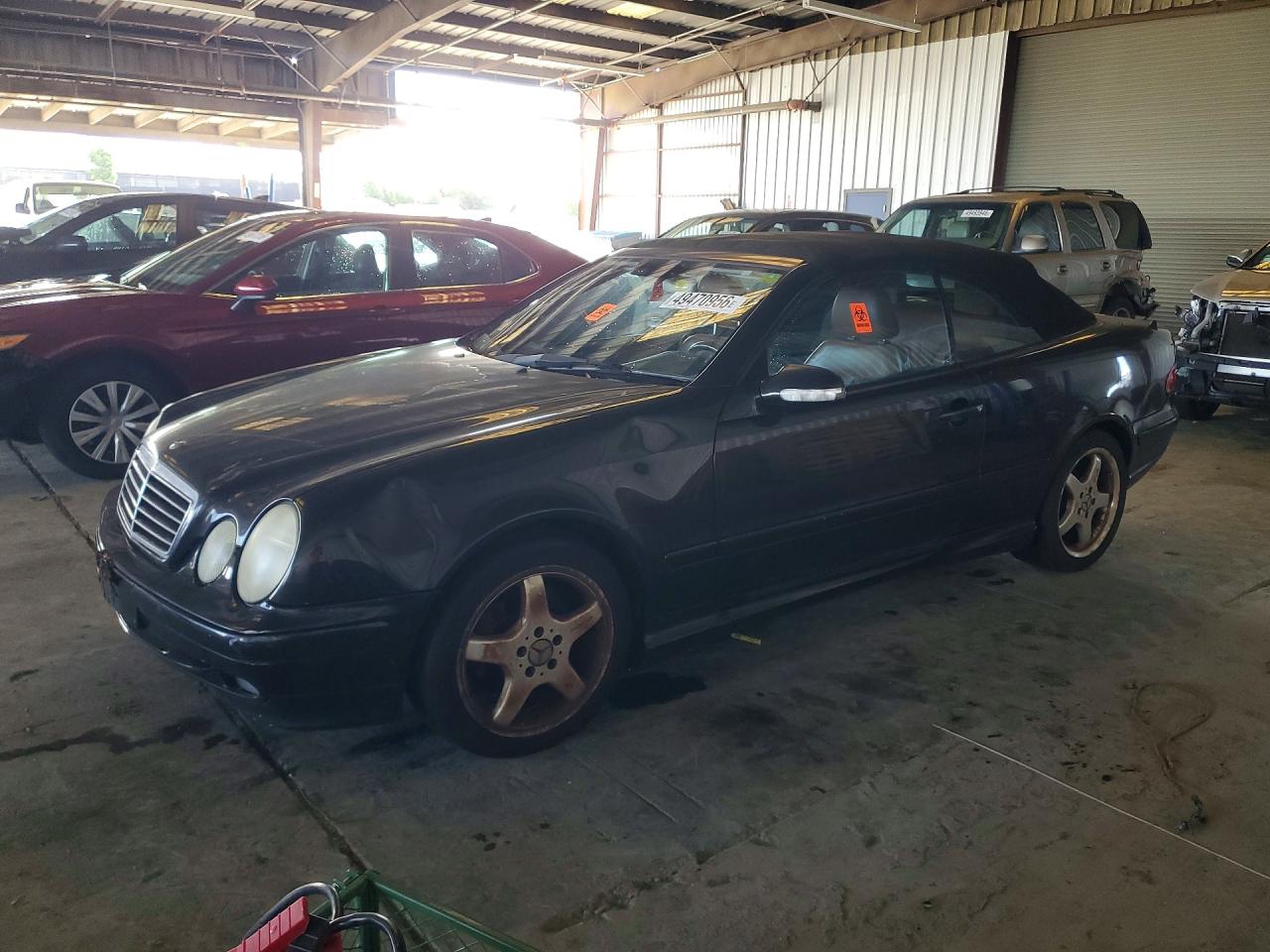 2003 Mercedes-benz Clk 430 Черный vin: WDBLK70G53T133805