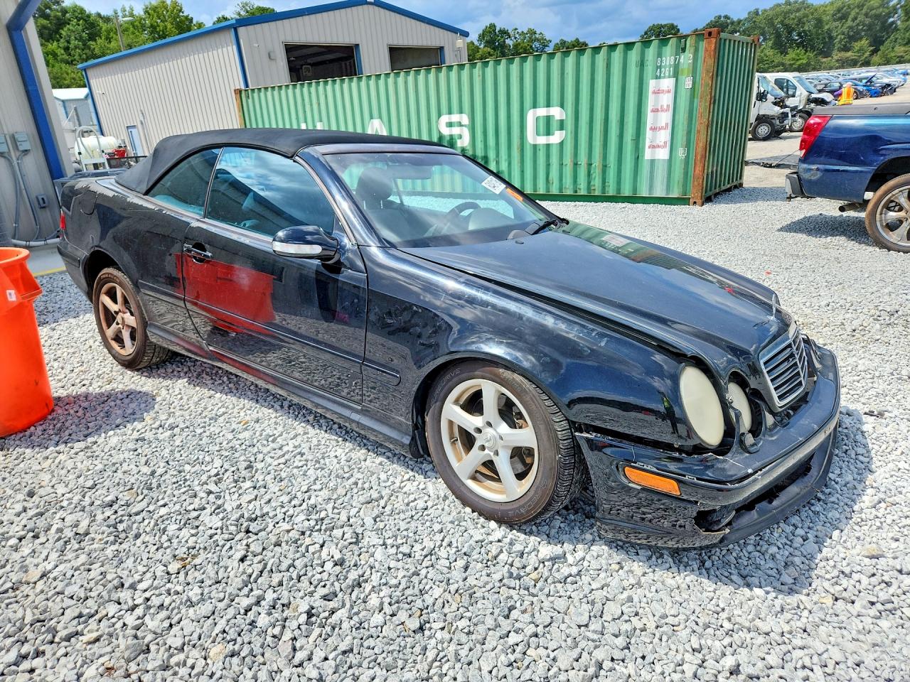 2003 Mercedes-benz Clk 430 Black vin: WDBLK70G53T135344