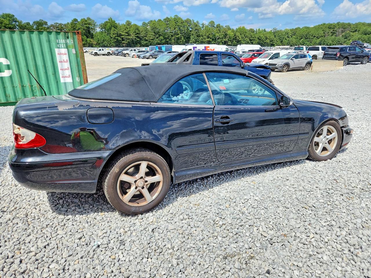 2003 Mercedes-benz Clk 430 Black vin: WDBLK70G53T135344