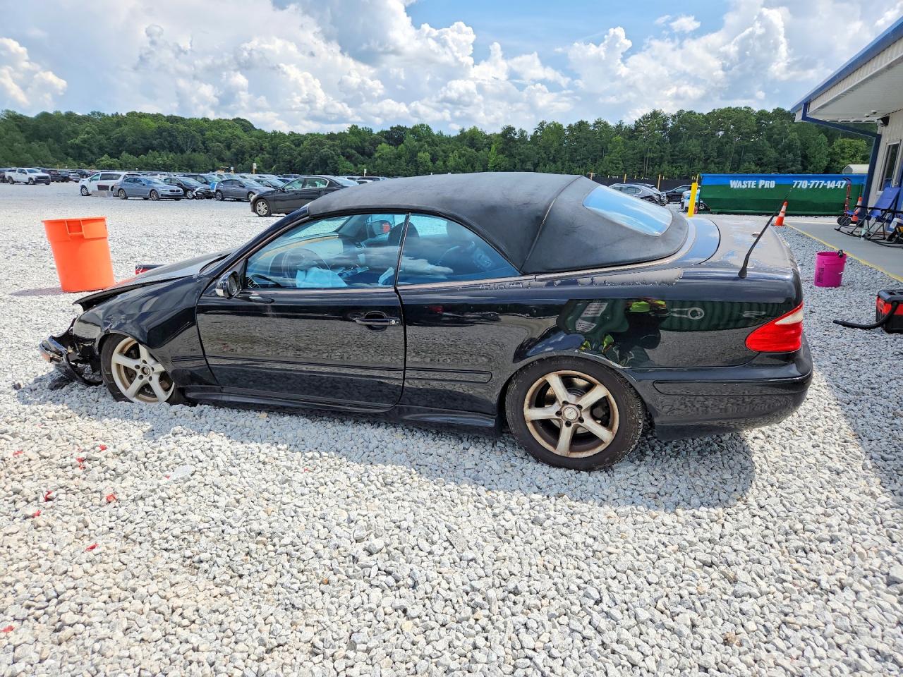 2003 Mercedes-benz Clk 430 Black vin: WDBLK70G53T135344
