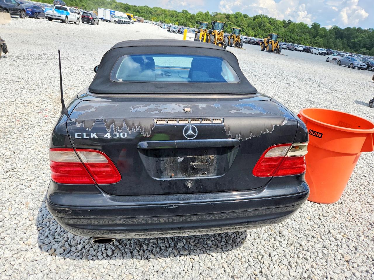 2003 Mercedes-benz Clk 430 Black vin: WDBLK70G53T135344
