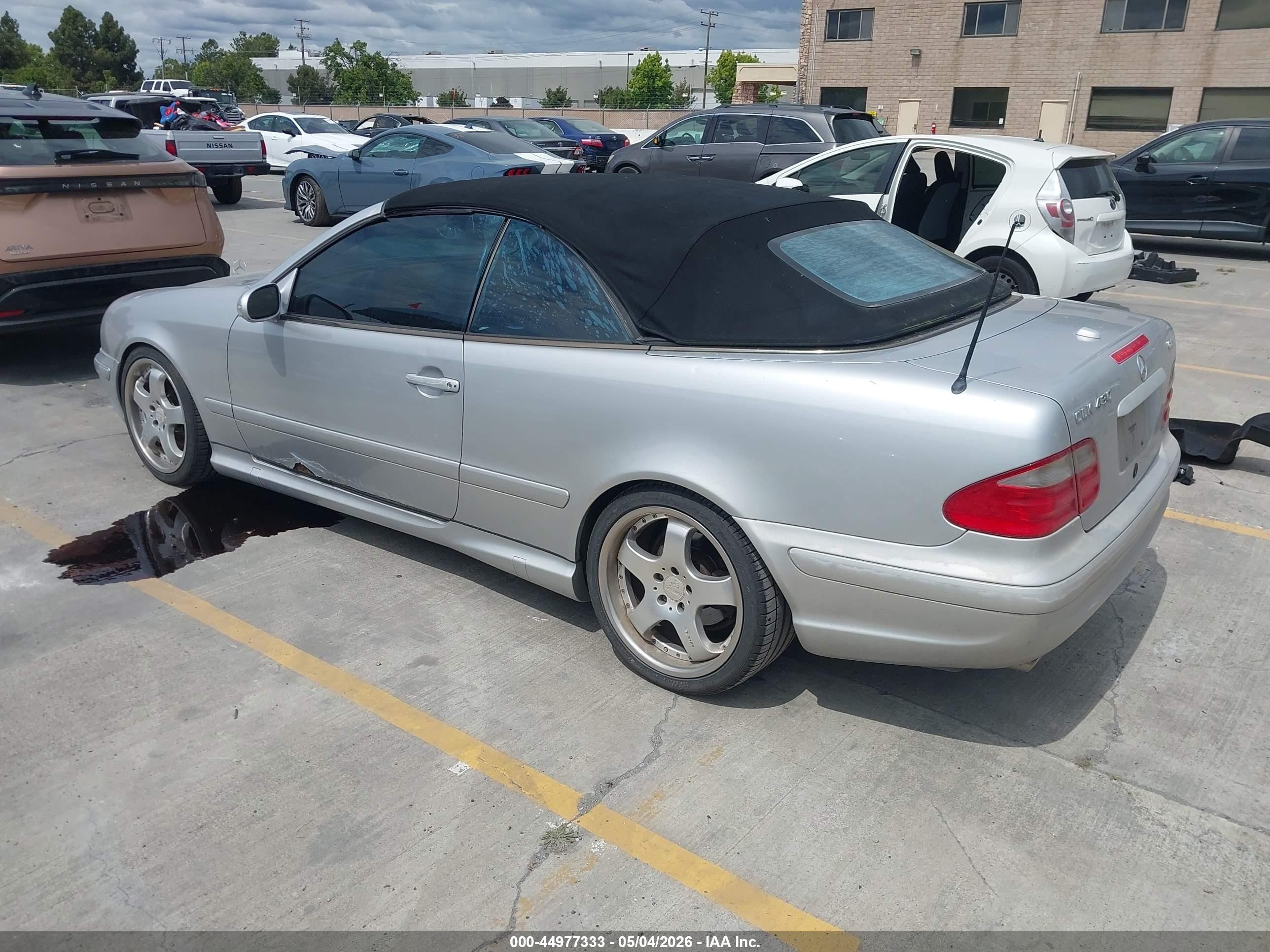 2003 Mercedes-benz Clk 430   Gray vin: WDBLK70G53T139197