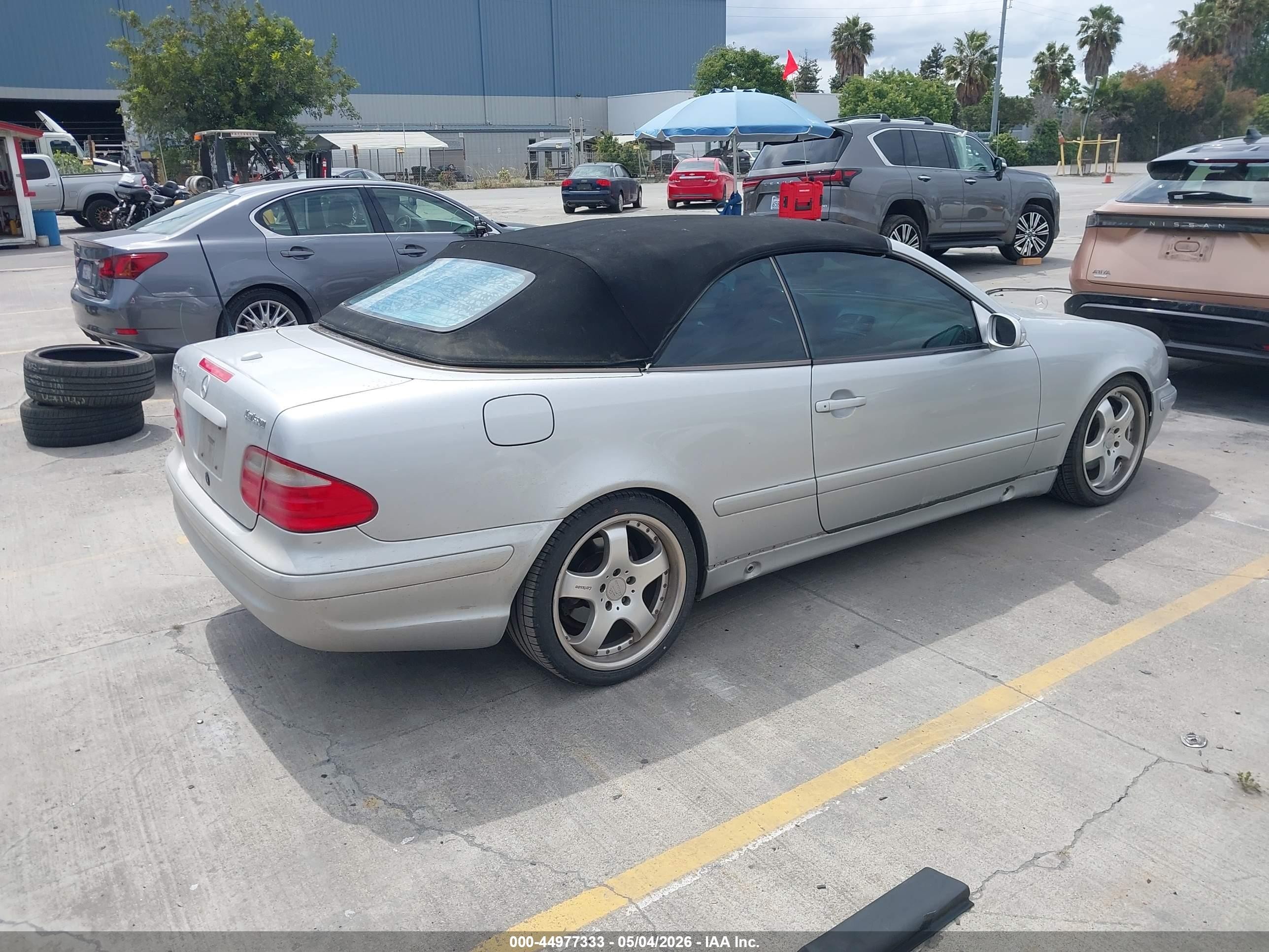 2003 Mercedes-benz Clk 430   Gray vin: WDBLK70G53T139197