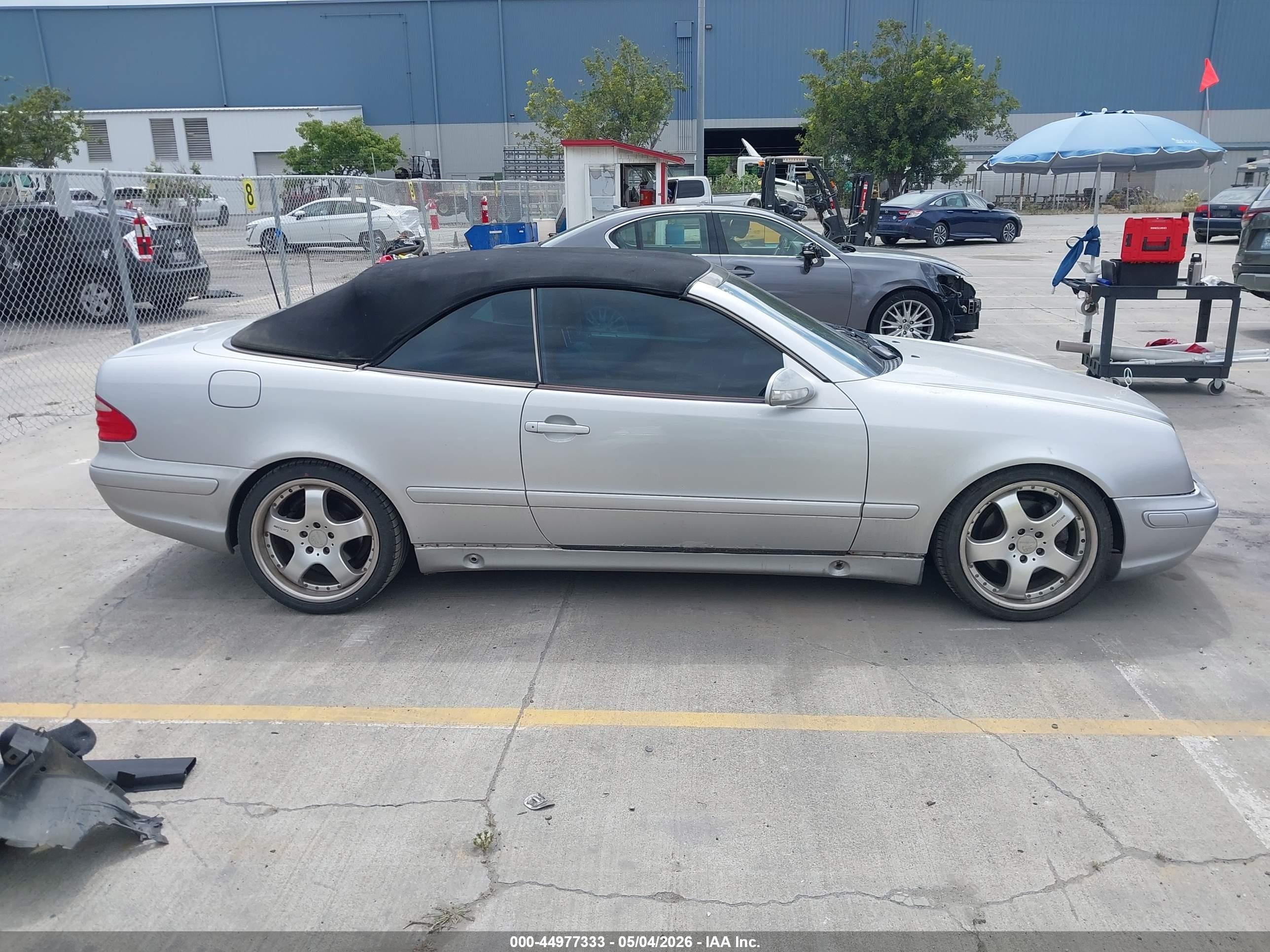 2003 Mercedes-benz Clk 430   Gray vin: WDBLK70G53T139197