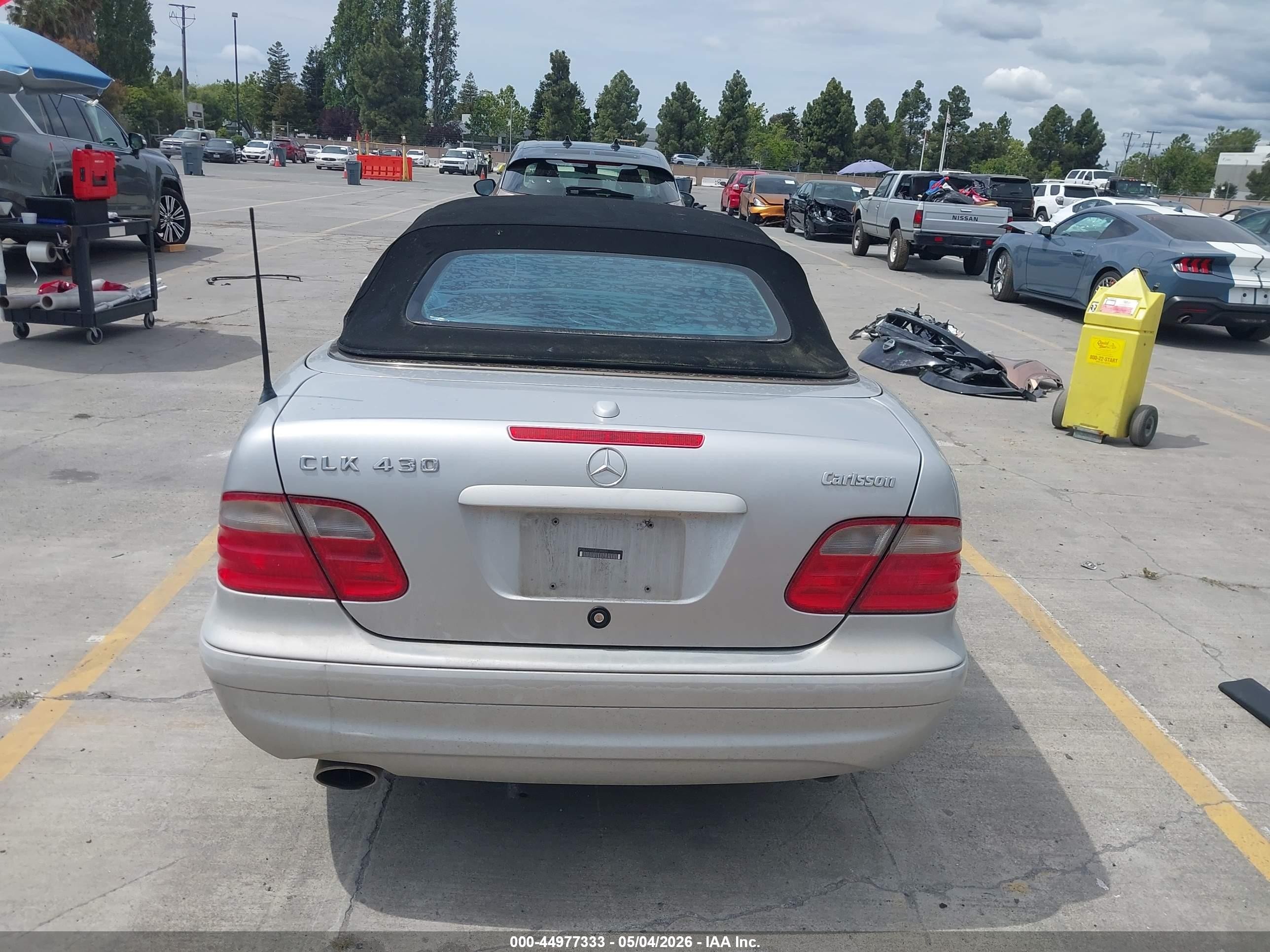 2003 Mercedes-benz Clk 430   Gray vin: WDBLK70G53T139197