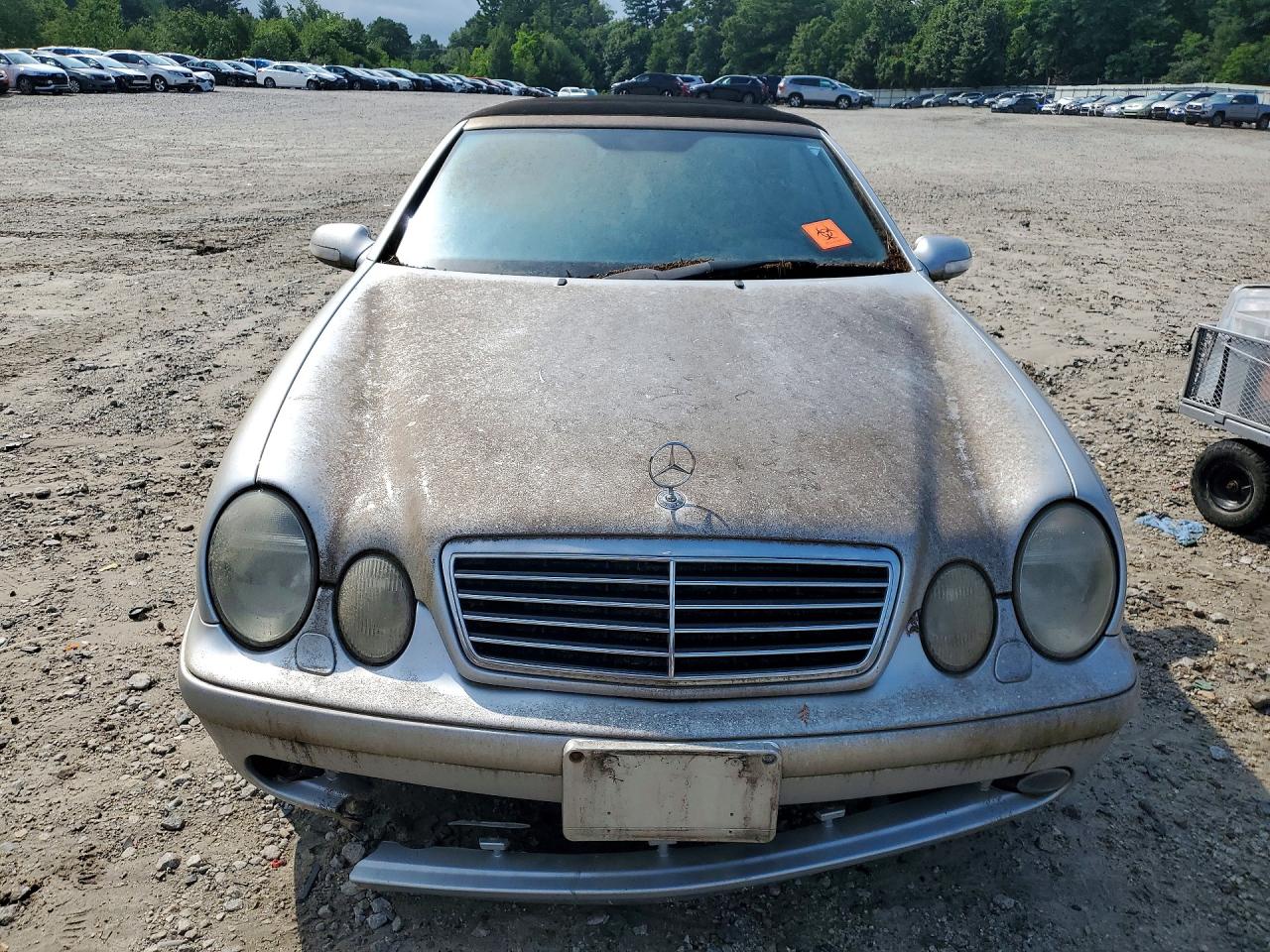 2002 Mercedes-benz Clk 430 Silver vin: WDBLK70G62T103758