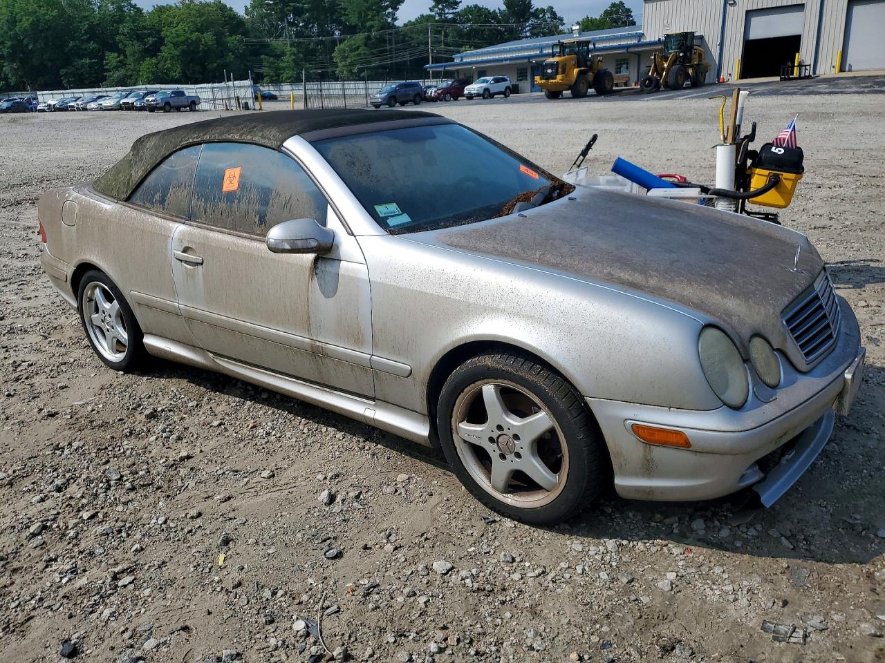2002 Mercedes-benz Clk 430 Silver vin: WDBLK70G62T103758