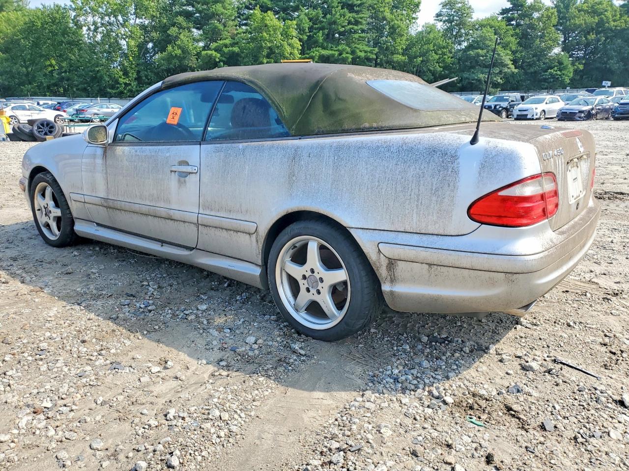 2002 Mercedes-benz Clk 430 Silver vin: WDBLK70G62T103758