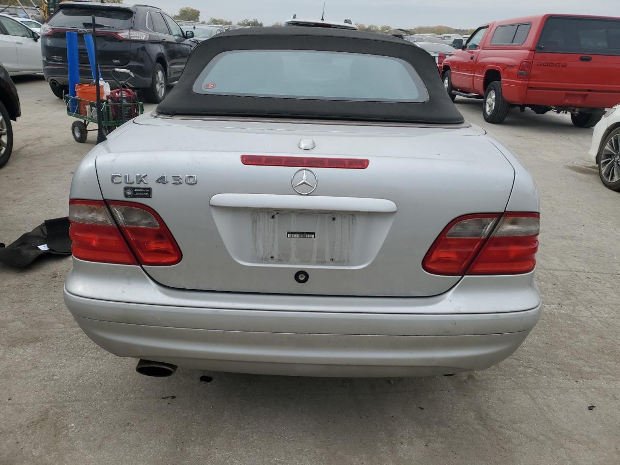 2003 Mercedes-benz Clk 430 Silver vin: WDBLK70G63T135160