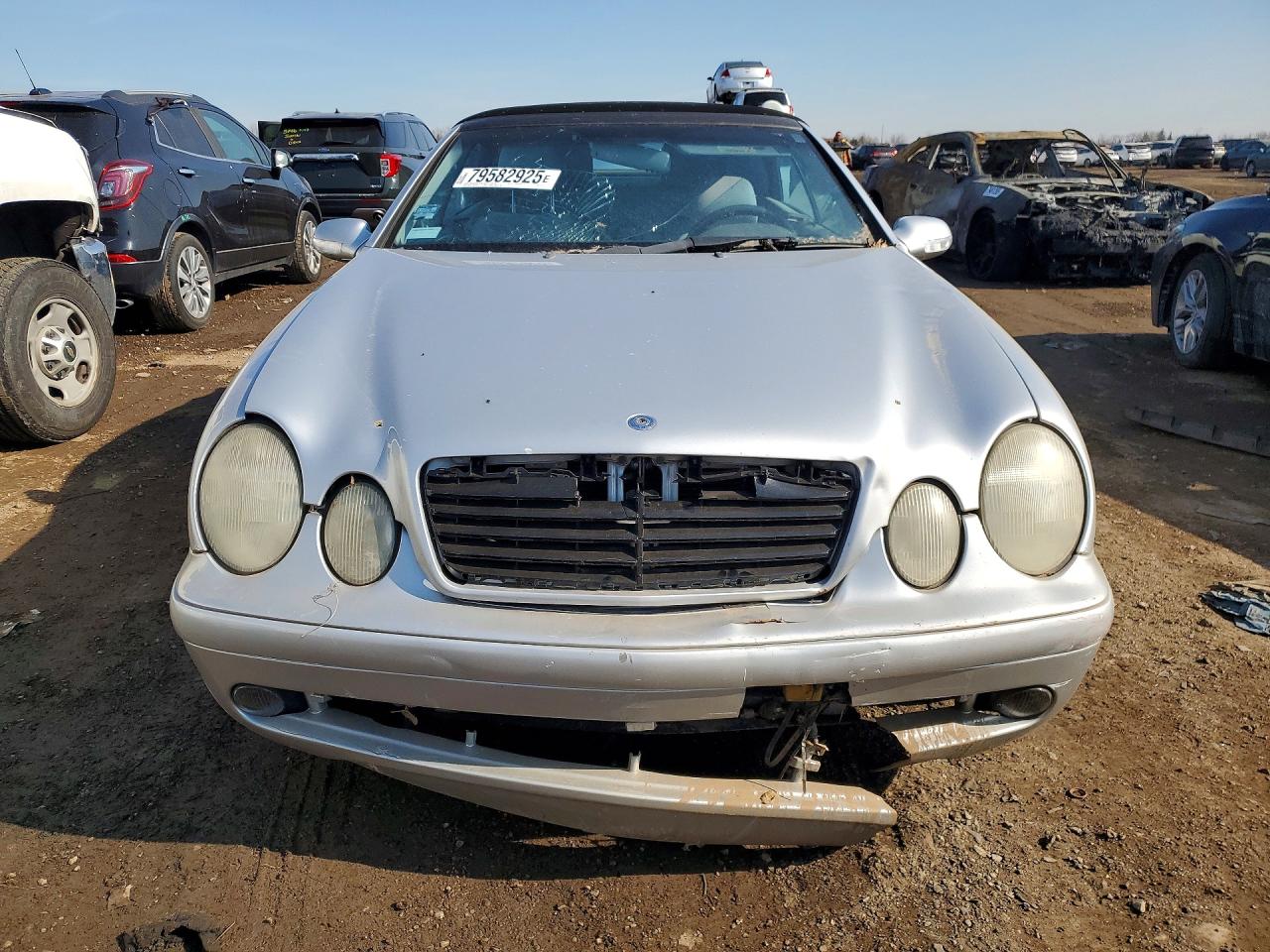 2003 Mercedes-benz Clk 430 Silver vin: WDBLK70G63T137765