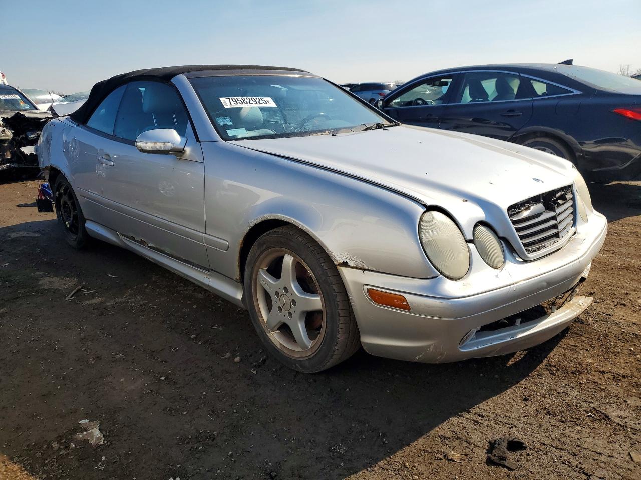 2003 Mercedes-benz Clk 430 Silver vin: WDBLK70G63T137765