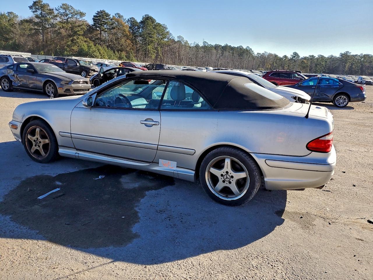 2003 Mercedes-benz Clk 430 Silver vin: WDBLK70G63T142691