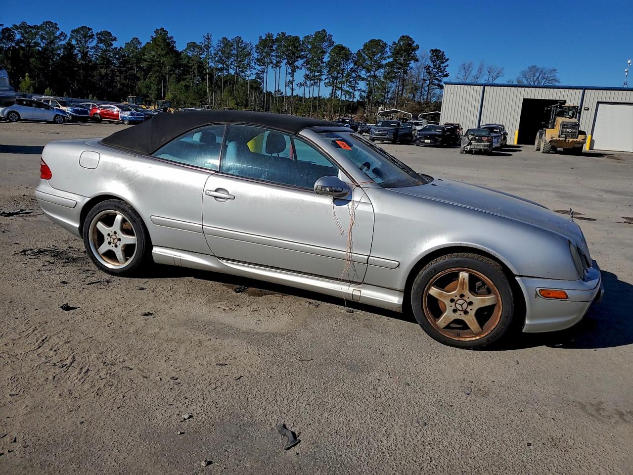2003 Mercedes-benz Clk 430 Silver vin: WDBLK70G63T142691