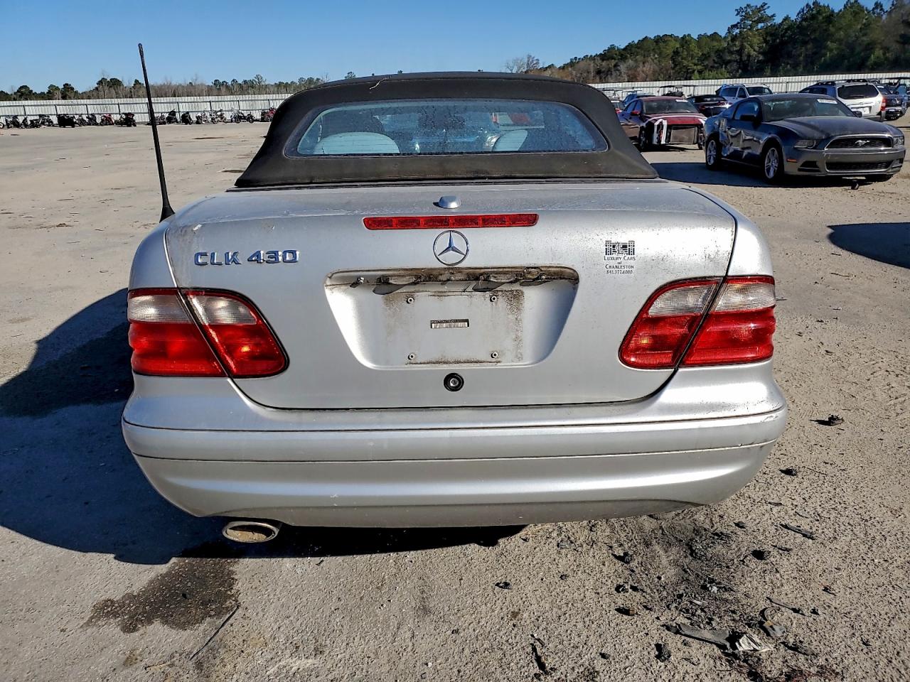 2003 Mercedes-benz Clk 430 Silver vin: WDBLK70G63T142691
