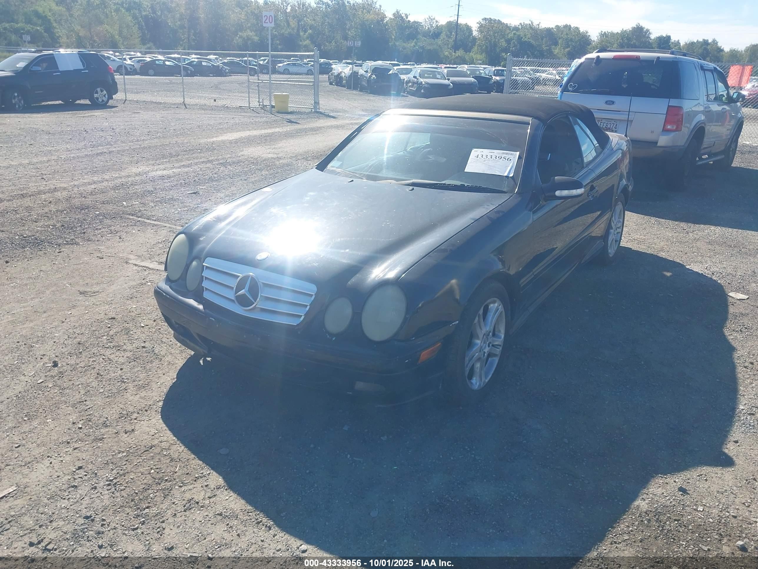 2000 Mercedes-benz Clk 430   Black vin: WDBLK70G6YT048740