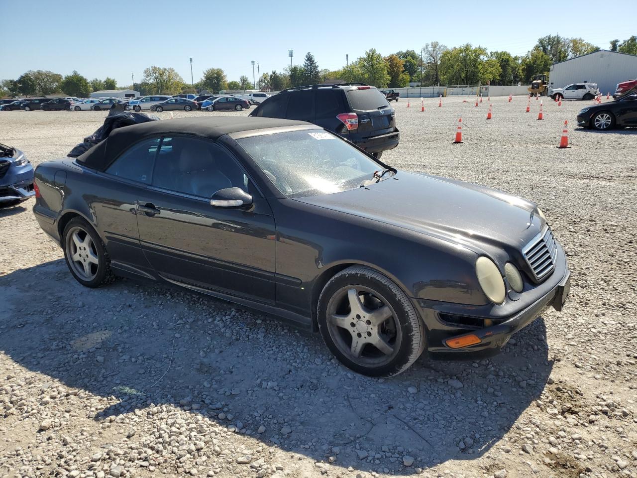2002 Mercedes-benz Clk 430 Black vin: WDBLK70G72T121301