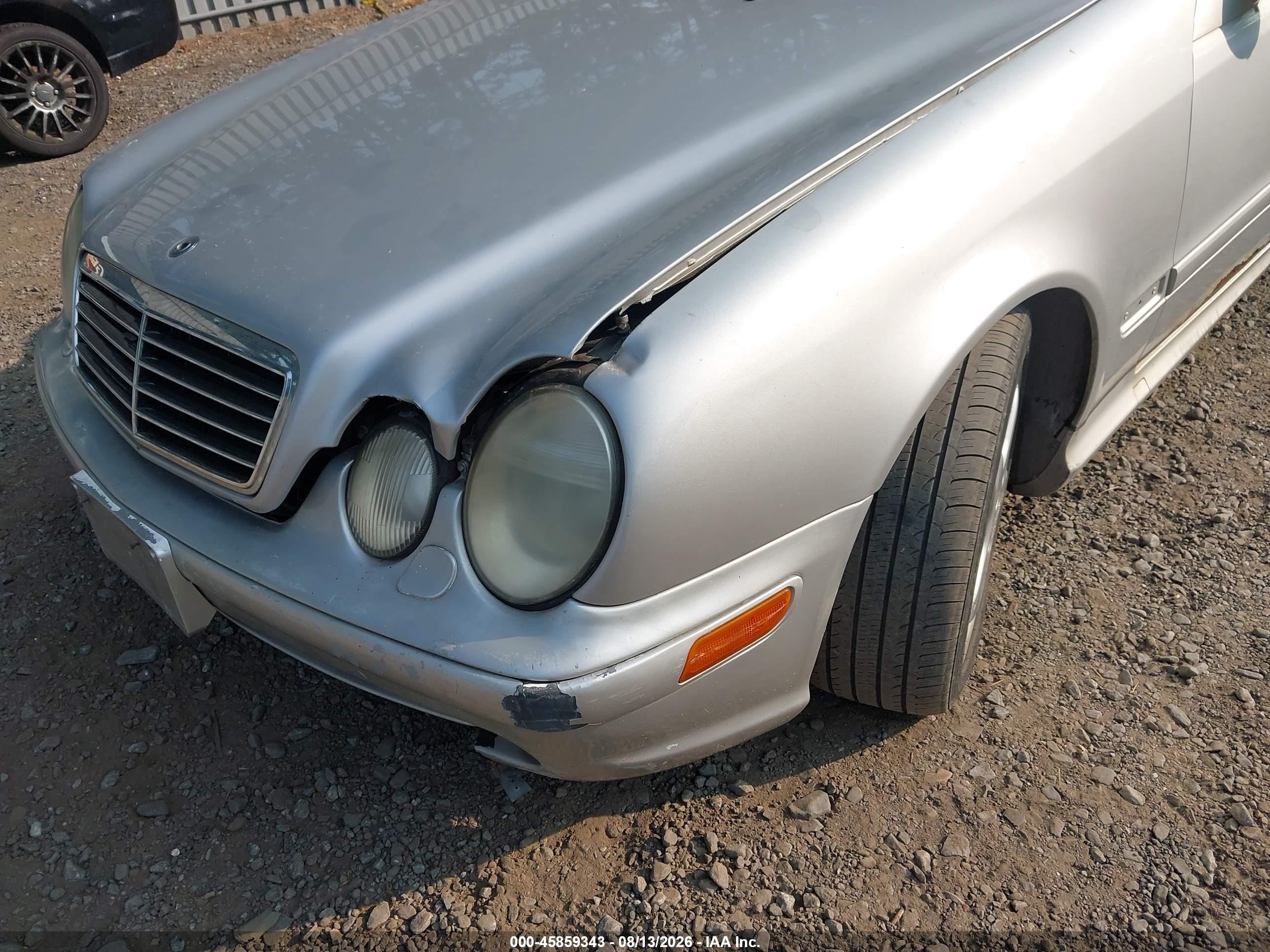 2003 Mercedes-benz Clk 430   Silver vin: WDBLK70G73T139718