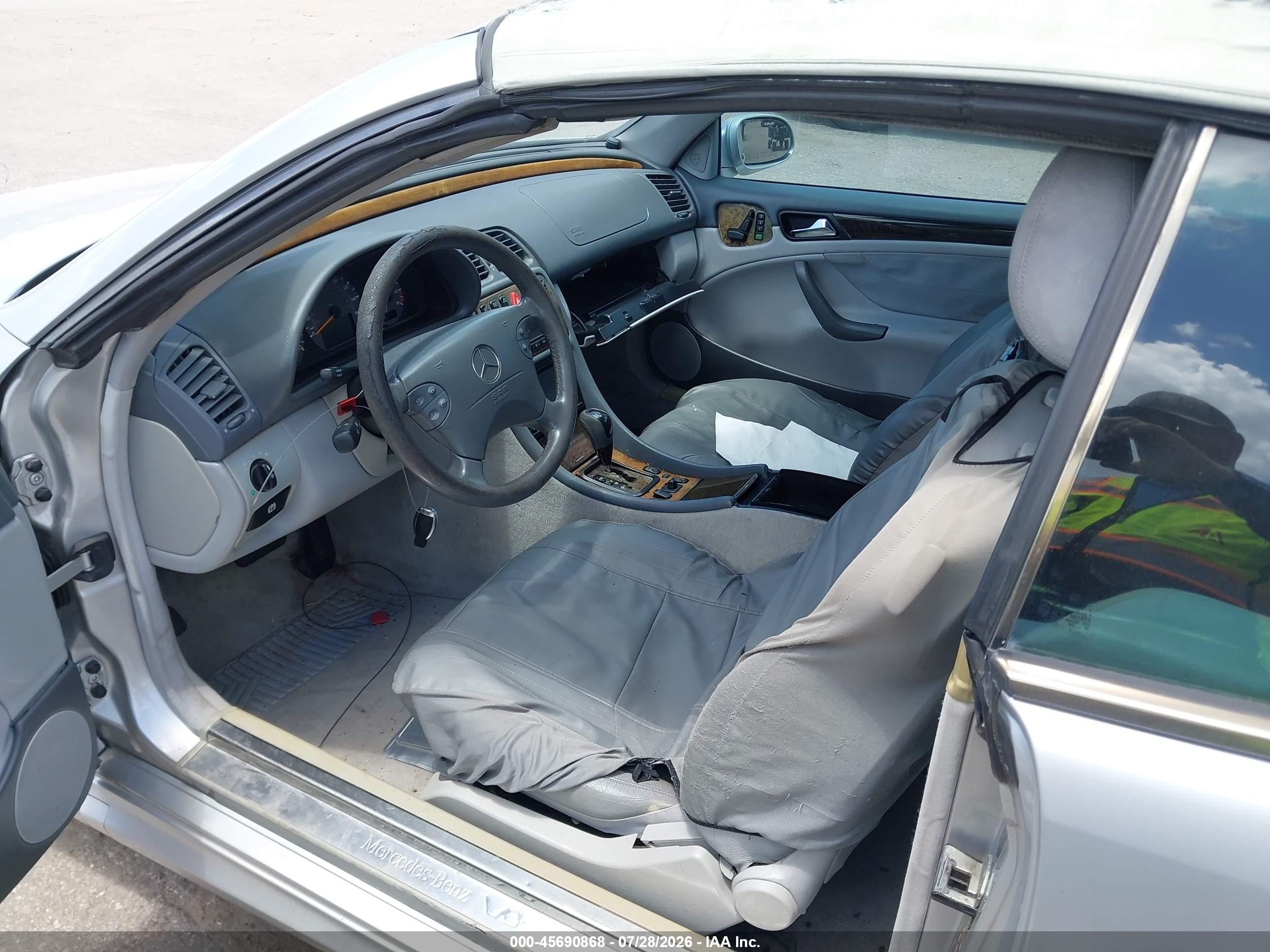 2003 Mercedes-benz Clk 430   Silver vin: WDBLK70G73T139721