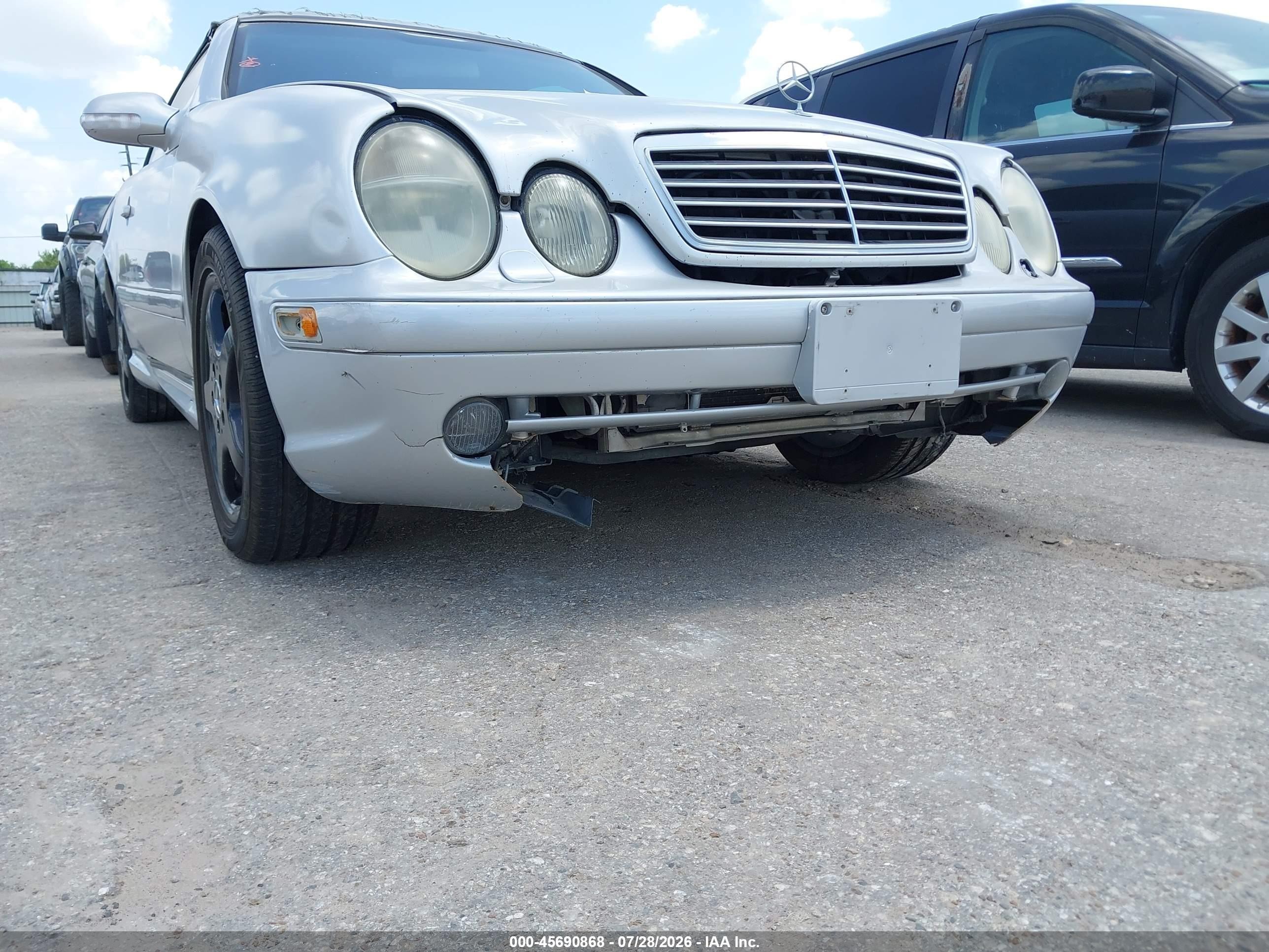 2003 Mercedes-benz Clk 430   Silver vin: WDBLK70G73T139721