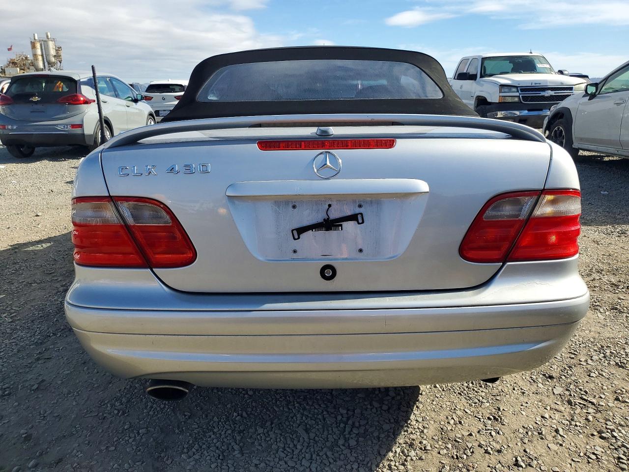 2003 Mercedes-benz Clk 430 Silver vin: WDBLK70G73T140402