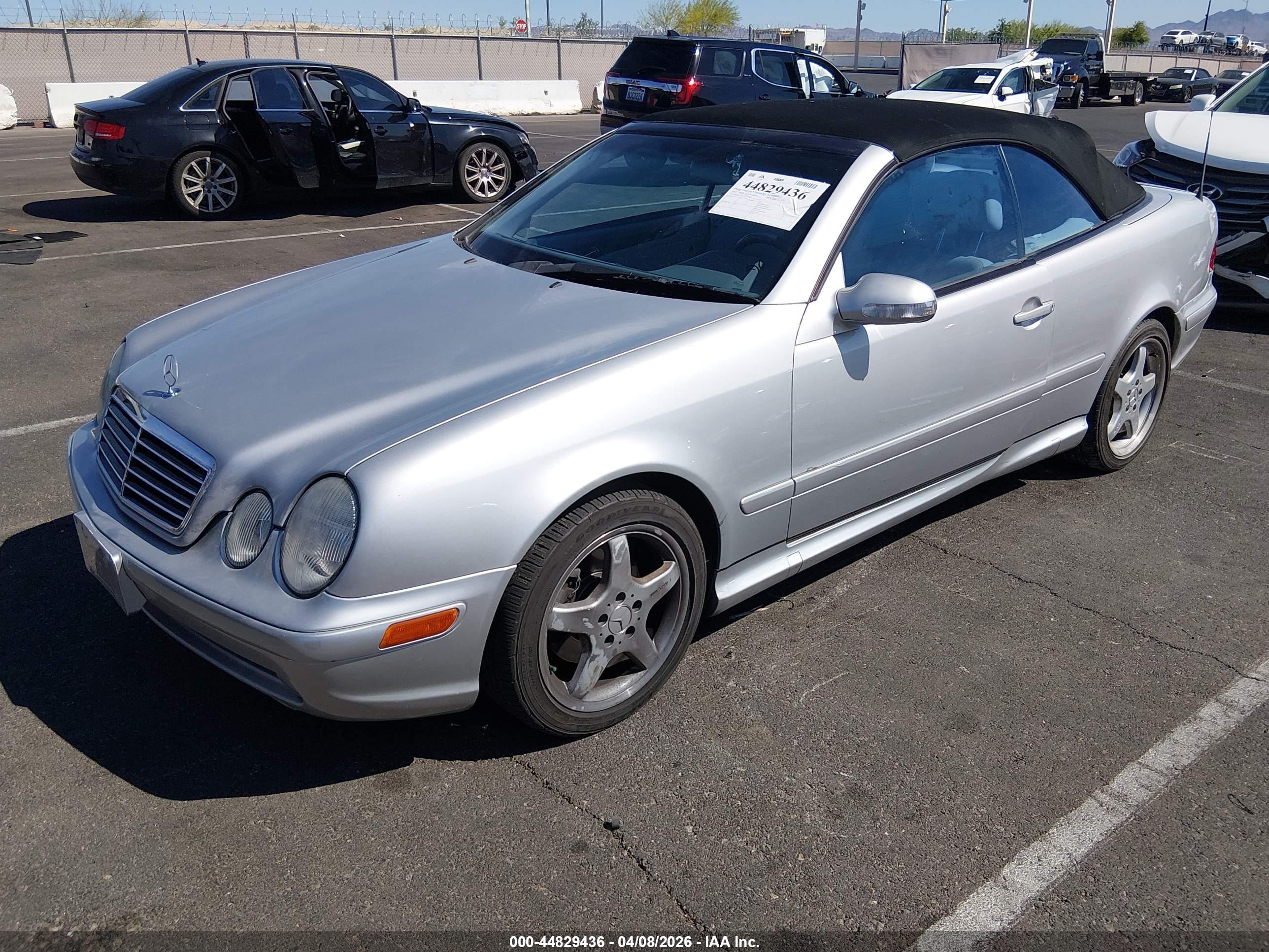 2003 Mercedes-benz Clk 430   Silver vin: WDBLK70G73T141906
