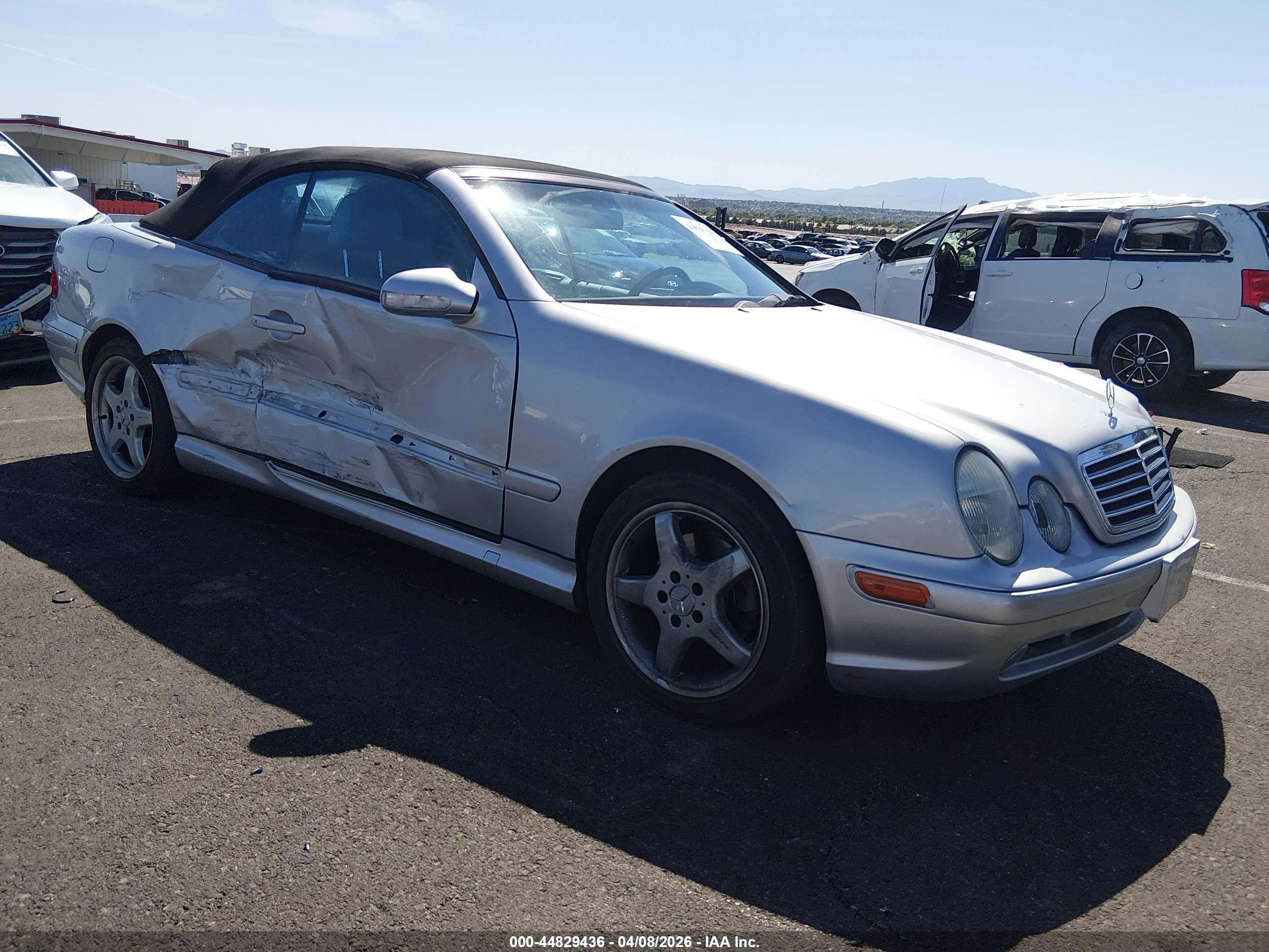 2003 Mercedes-benz Clk 430   Silver vin: WDBLK70G73T141906