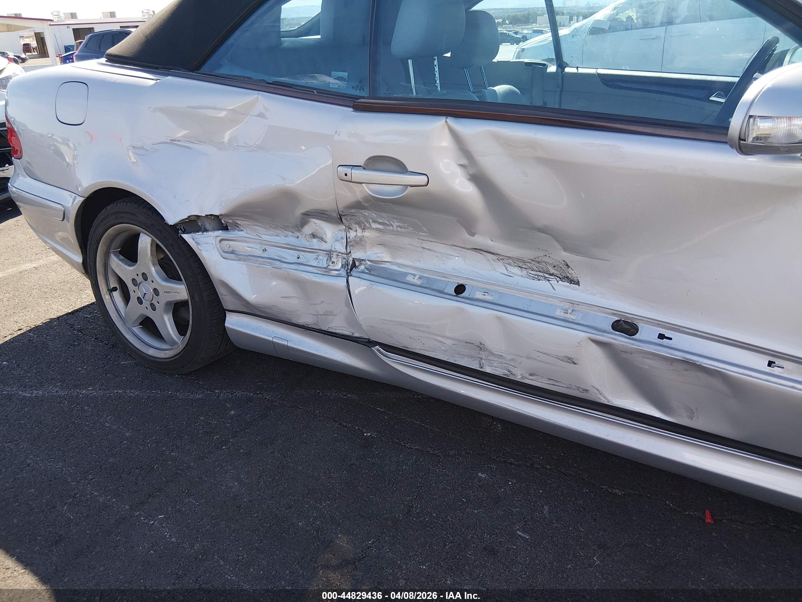 2003 Mercedes-benz Clk 430   Silver vin: WDBLK70G73T141906