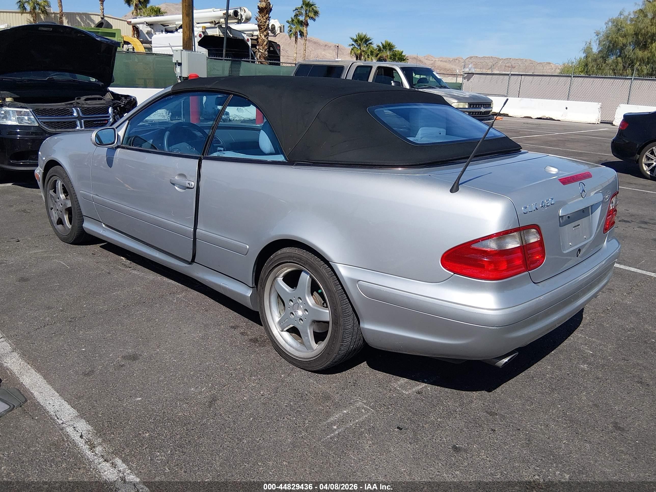 2003 Mercedes-benz Clk 430   Silver vin: WDBLK70G73T141906