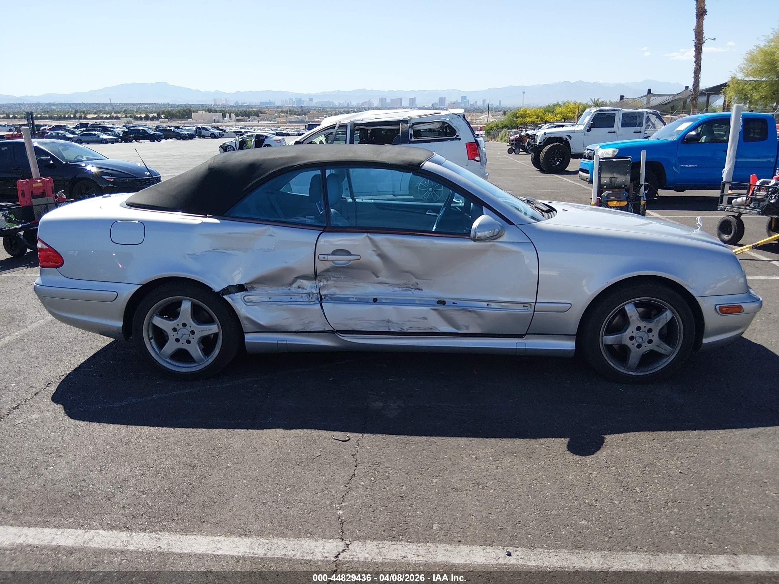 2003 Mercedes-benz Clk 430   Silver vin: WDBLK70G73T141906