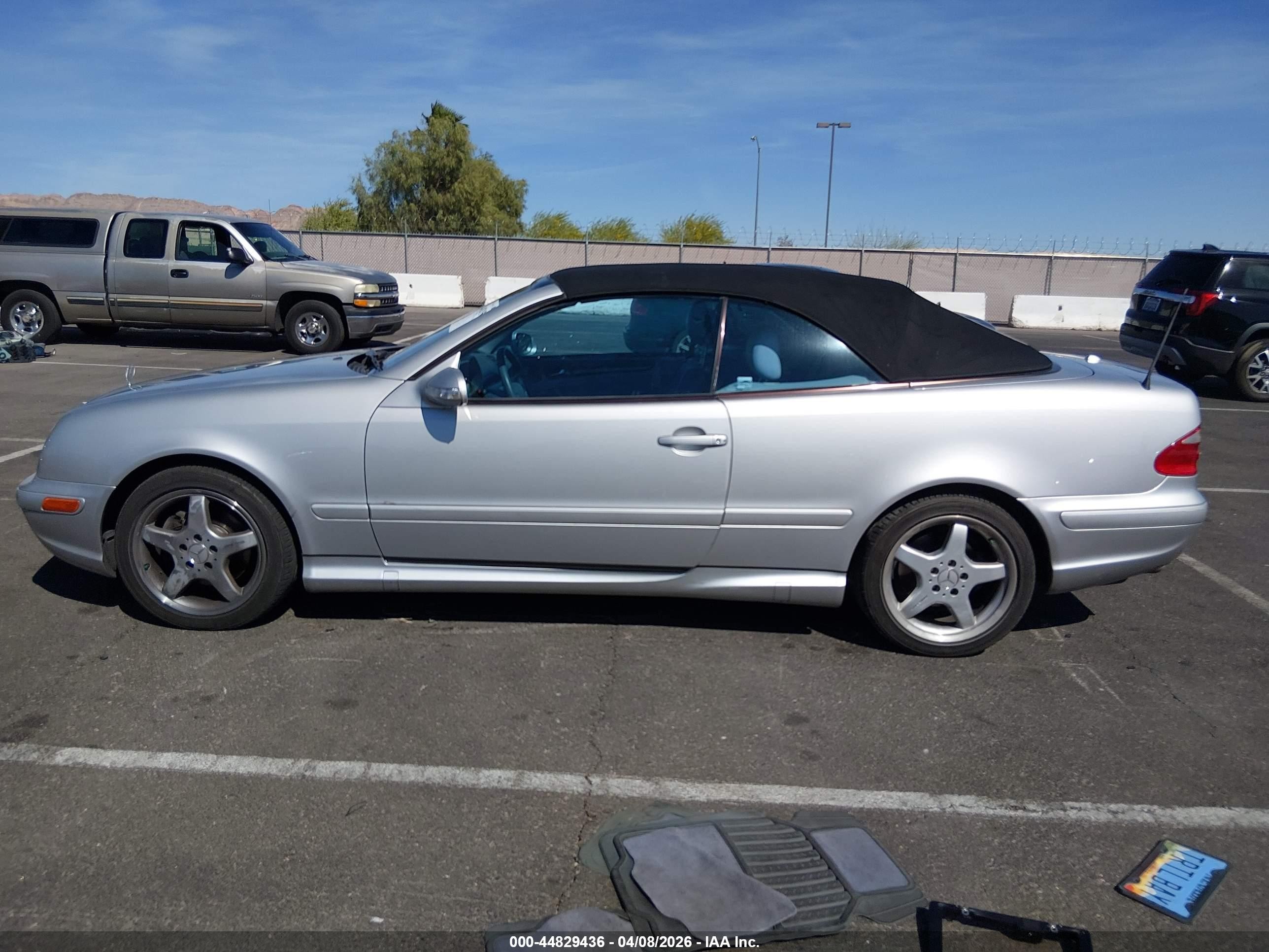2003 Mercedes-benz Clk 430   Silver vin: WDBLK70G73T141906