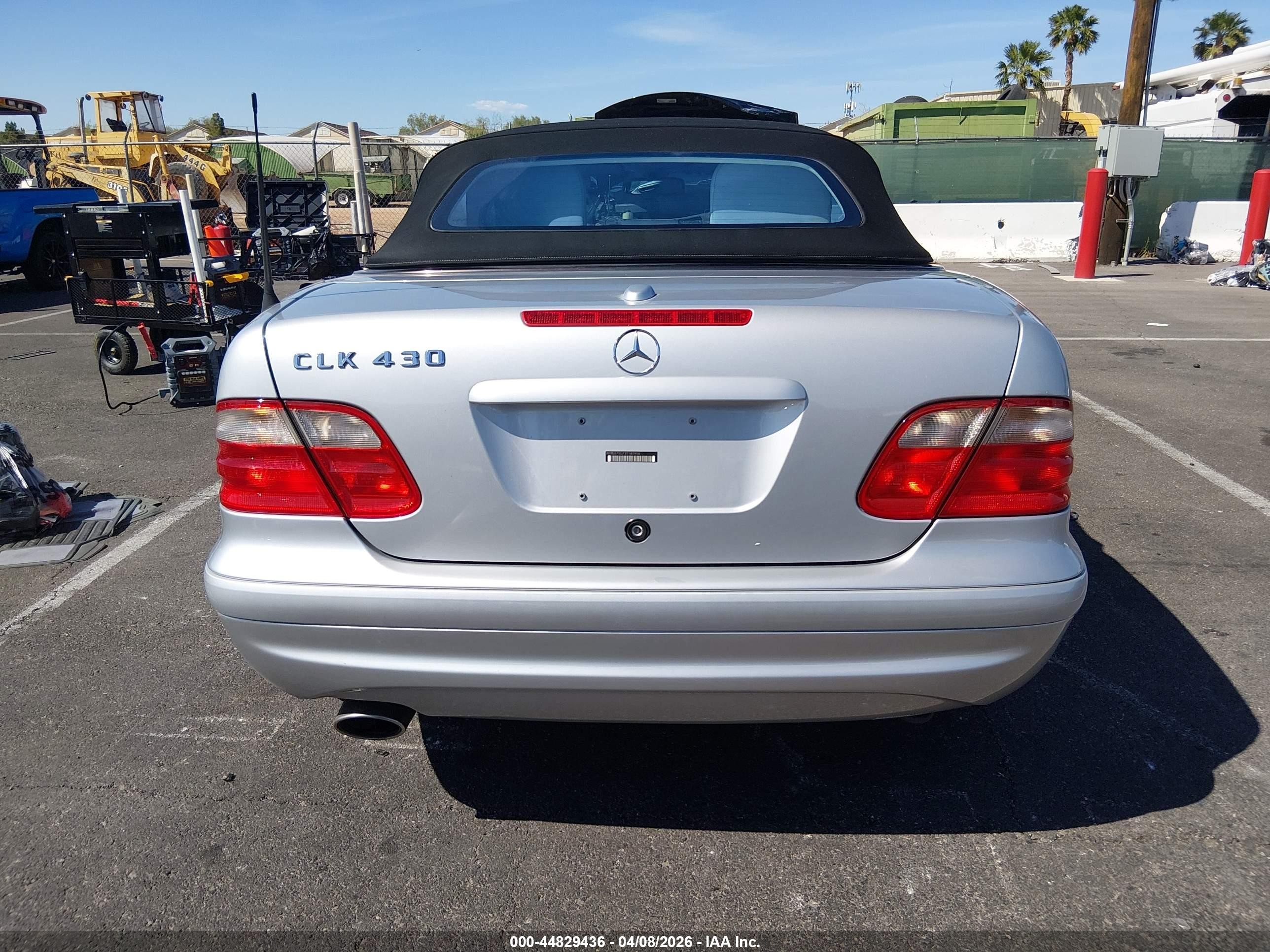 2003 Mercedes-benz Clk 430   Silver vin: WDBLK70G73T141906