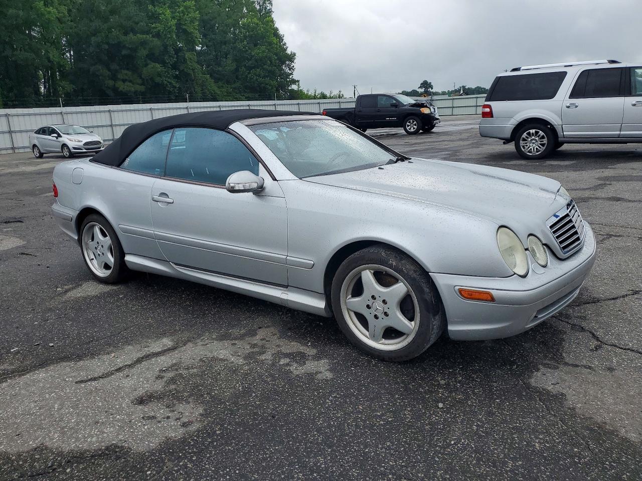 2001 Mercedes-benz Clk 430 Silver vin: WDBLK70G81T056523