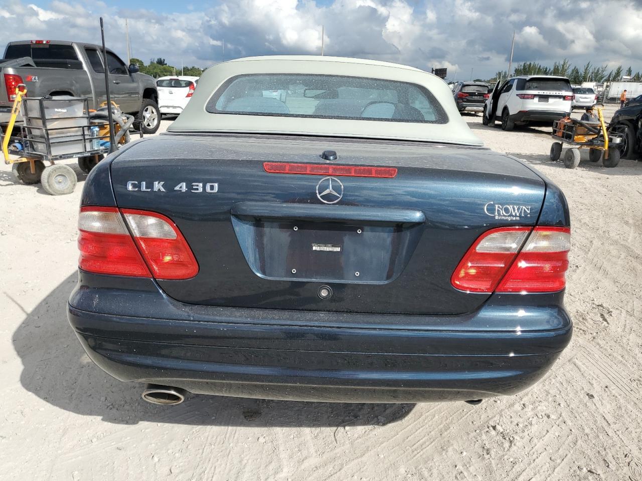 2002 Mercedes-benz Clk 430 Blue vin: WDBLK70G82T102806