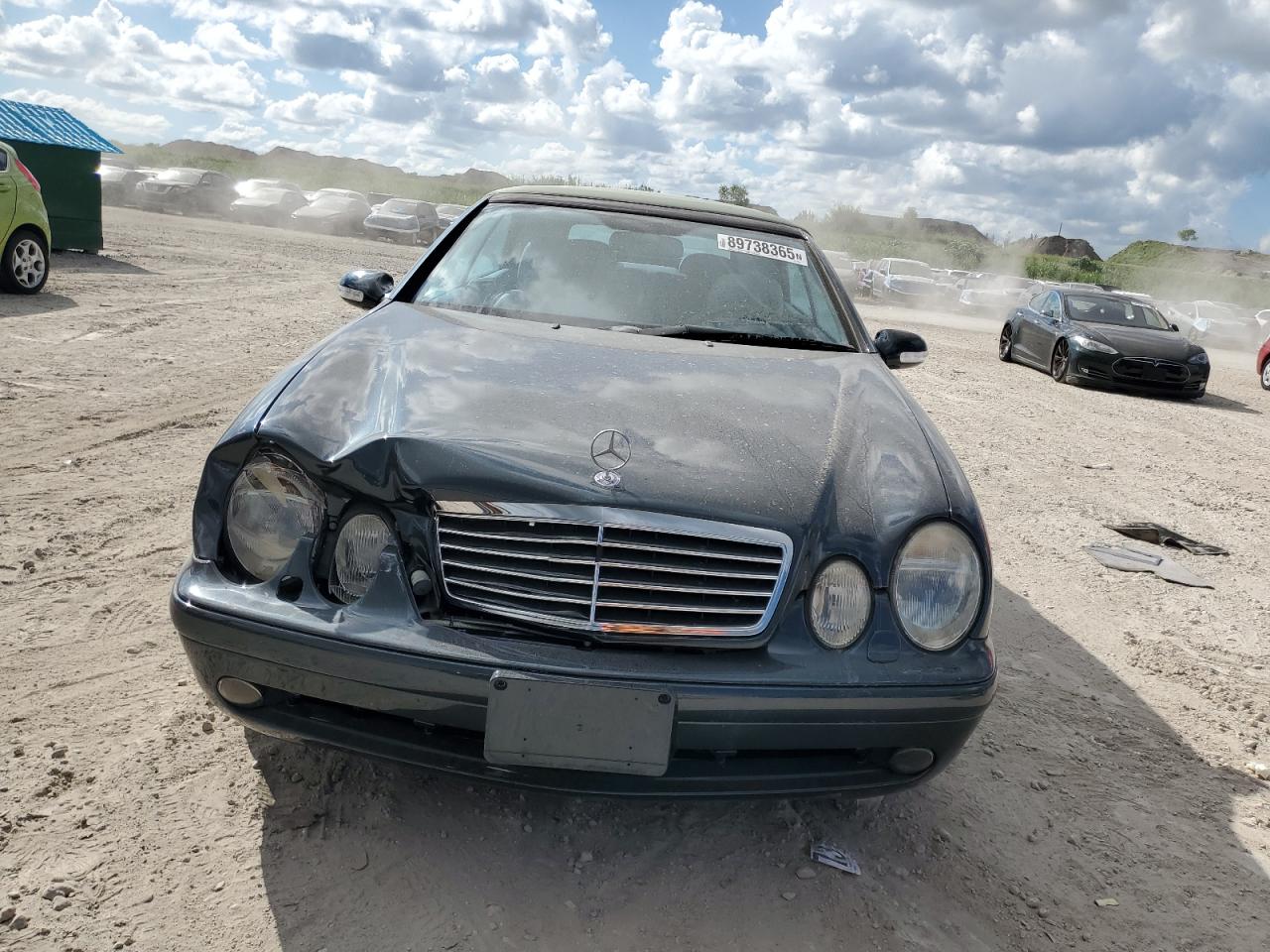 2002 Mercedes-benz Clk 430 Blue vin: WDBLK70G82T102806