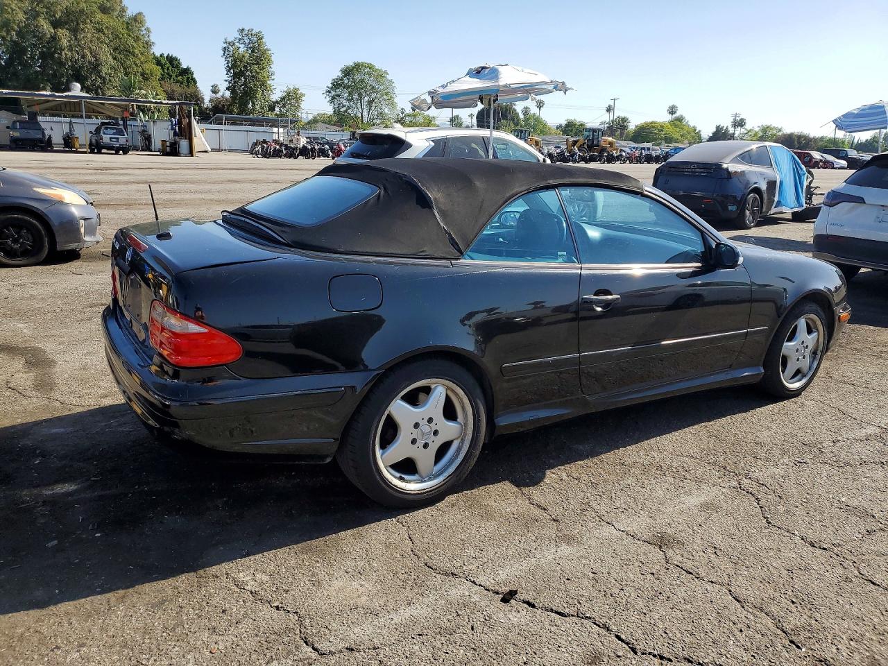 2000 Mercedes-benz Clk 430 Black vin: WDBLK70G8YT029932