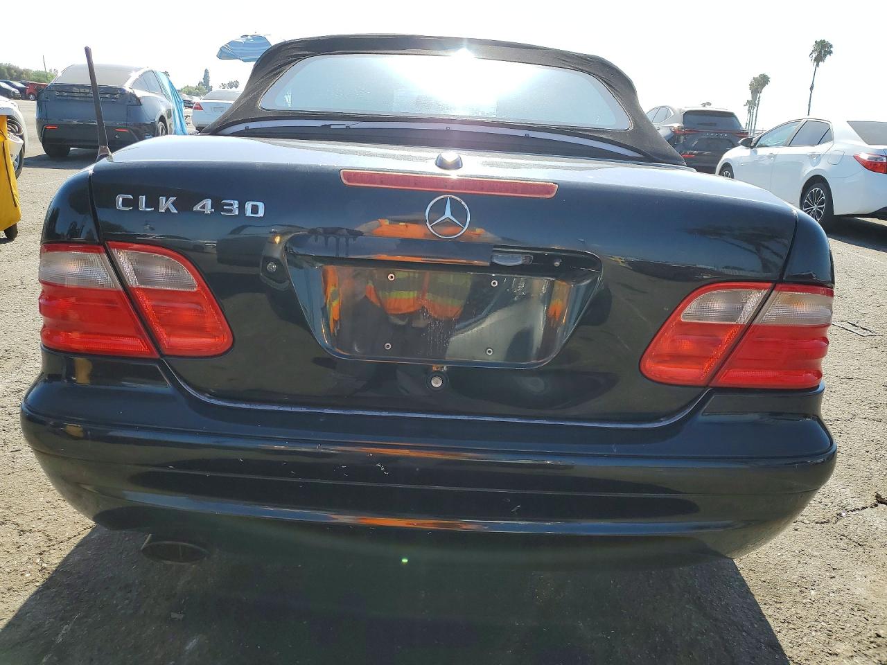 2000 Mercedes-benz Clk 430 Black vin: WDBLK70G8YT029932