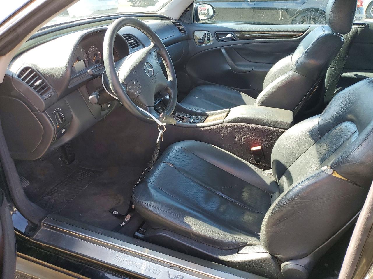 2000 Mercedes-benz Clk 430 Black vin: WDBLK70G8YT029932