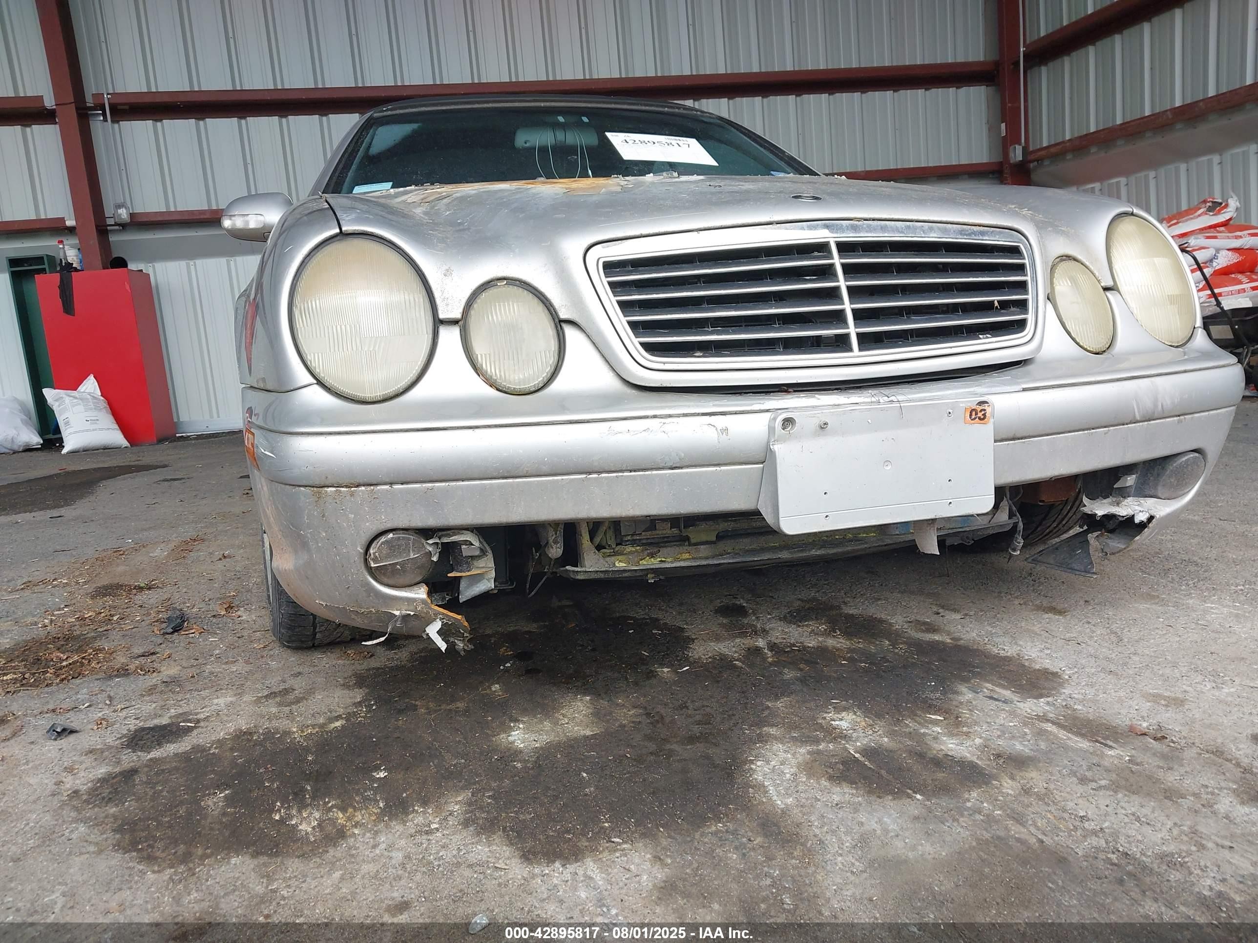 2000 Mercedes-benz Clk 430   Silver vin: WDBLK70G8YT043104