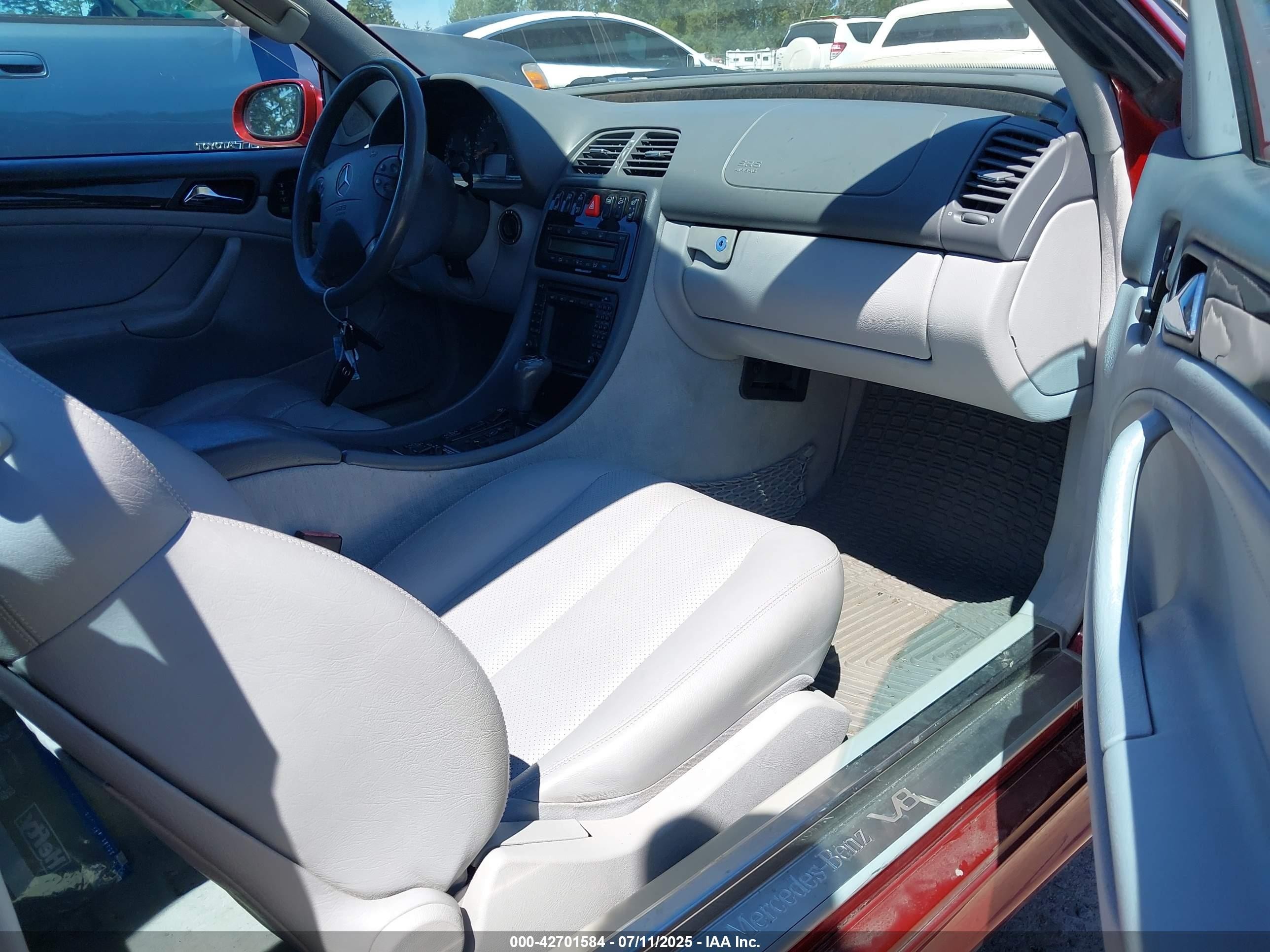 2000 Mercedes-benz Clk 430   Red vin: WDBLK70G8YT043197