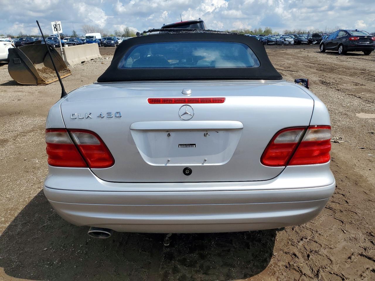 2001 Mercedes-benz Clk 430 Silver vin: WDBLK70G91T084783