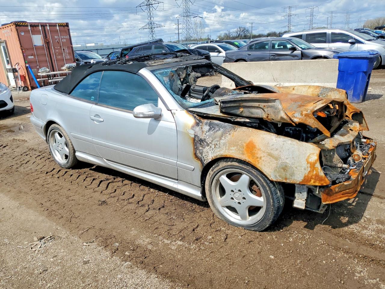 2001 Mercedes-benz Clk 430 Silver vin: WDBLK70G91T084783