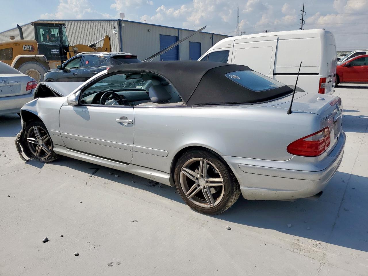 2002 Mercedes-benz Clk 430 Silver vin: WDBLK70G92T102569